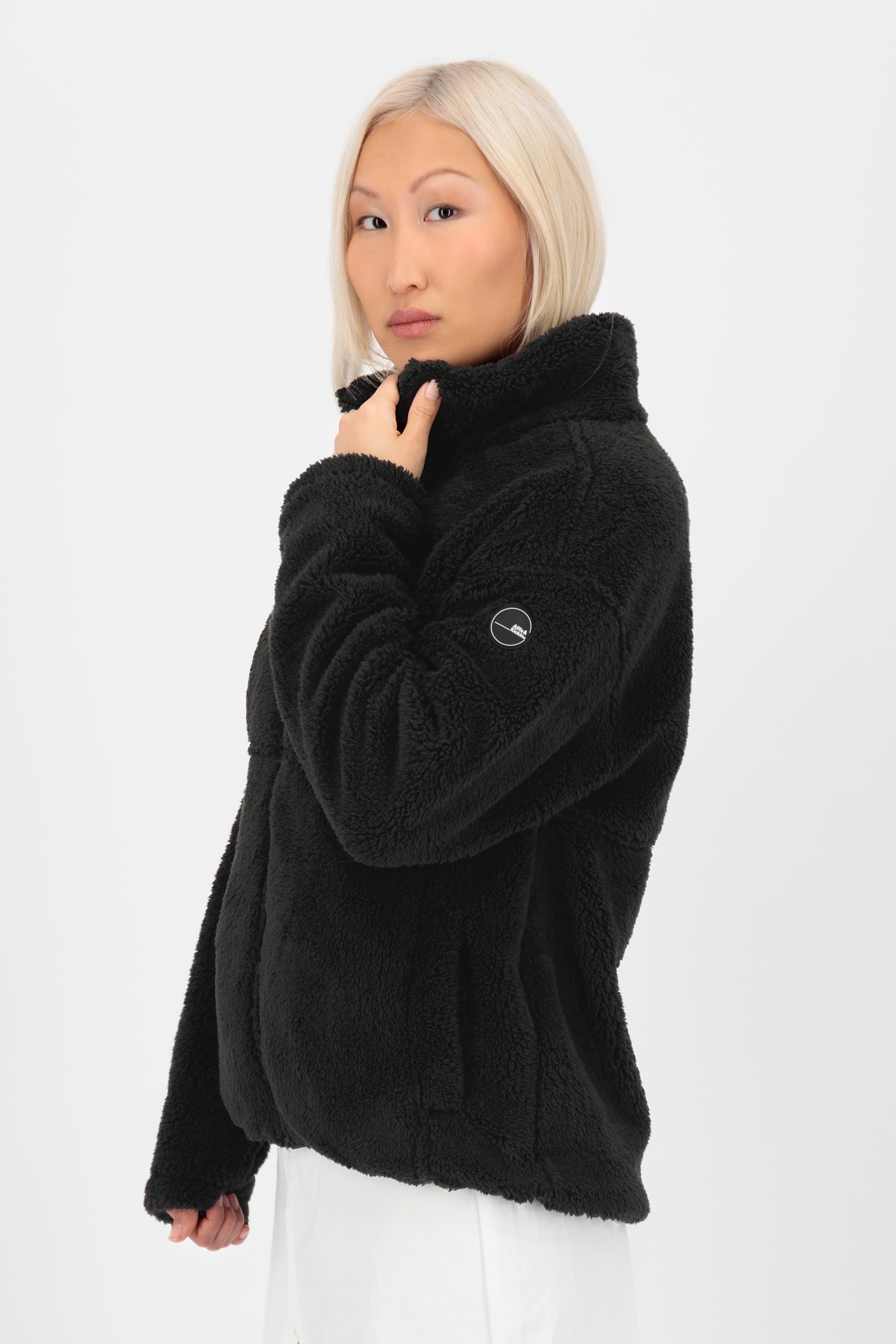 LiobaAK G Teddy Sweat Jacket Schwarz
