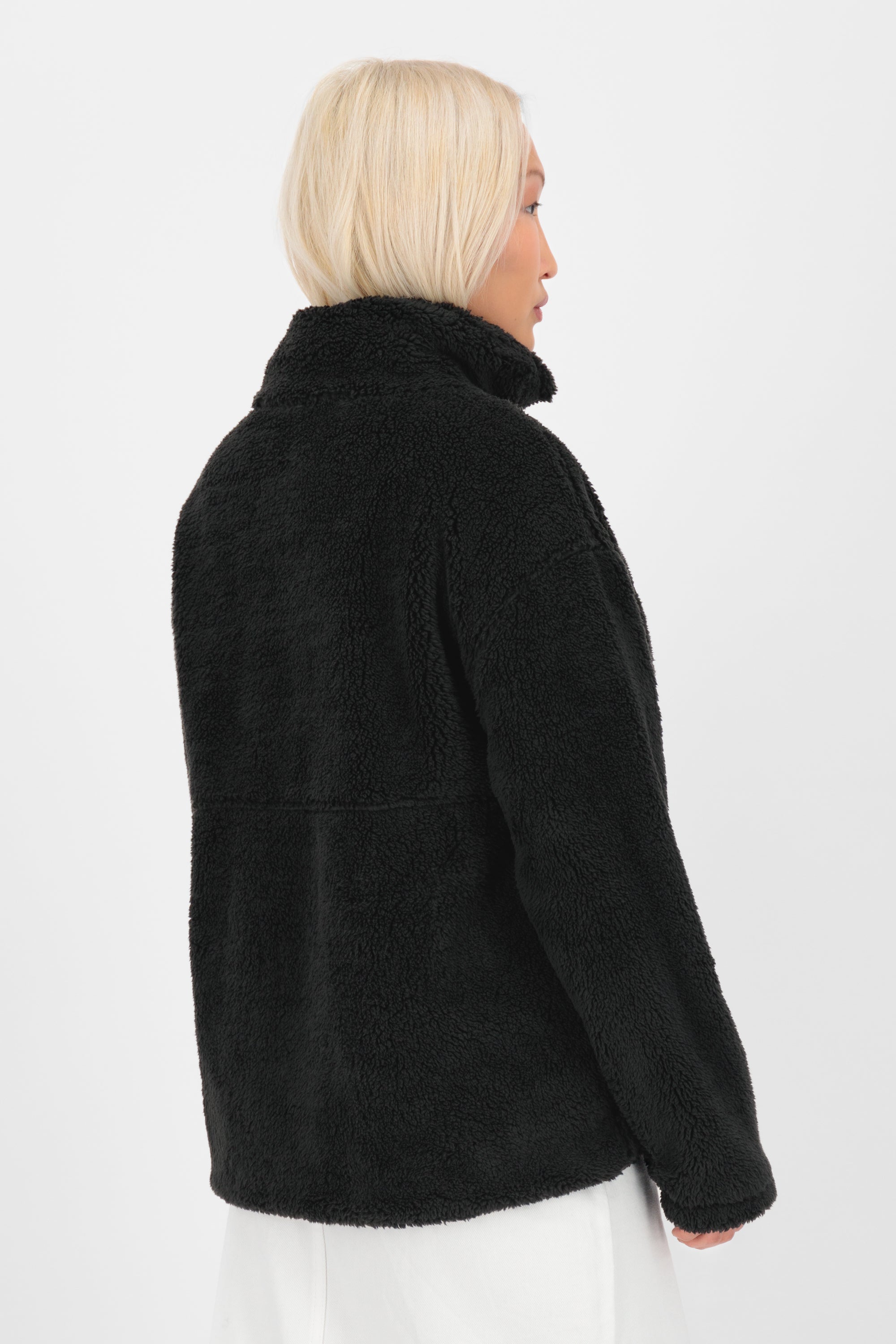 LiobaAK G Teddy Sweat Jacket Schwarz