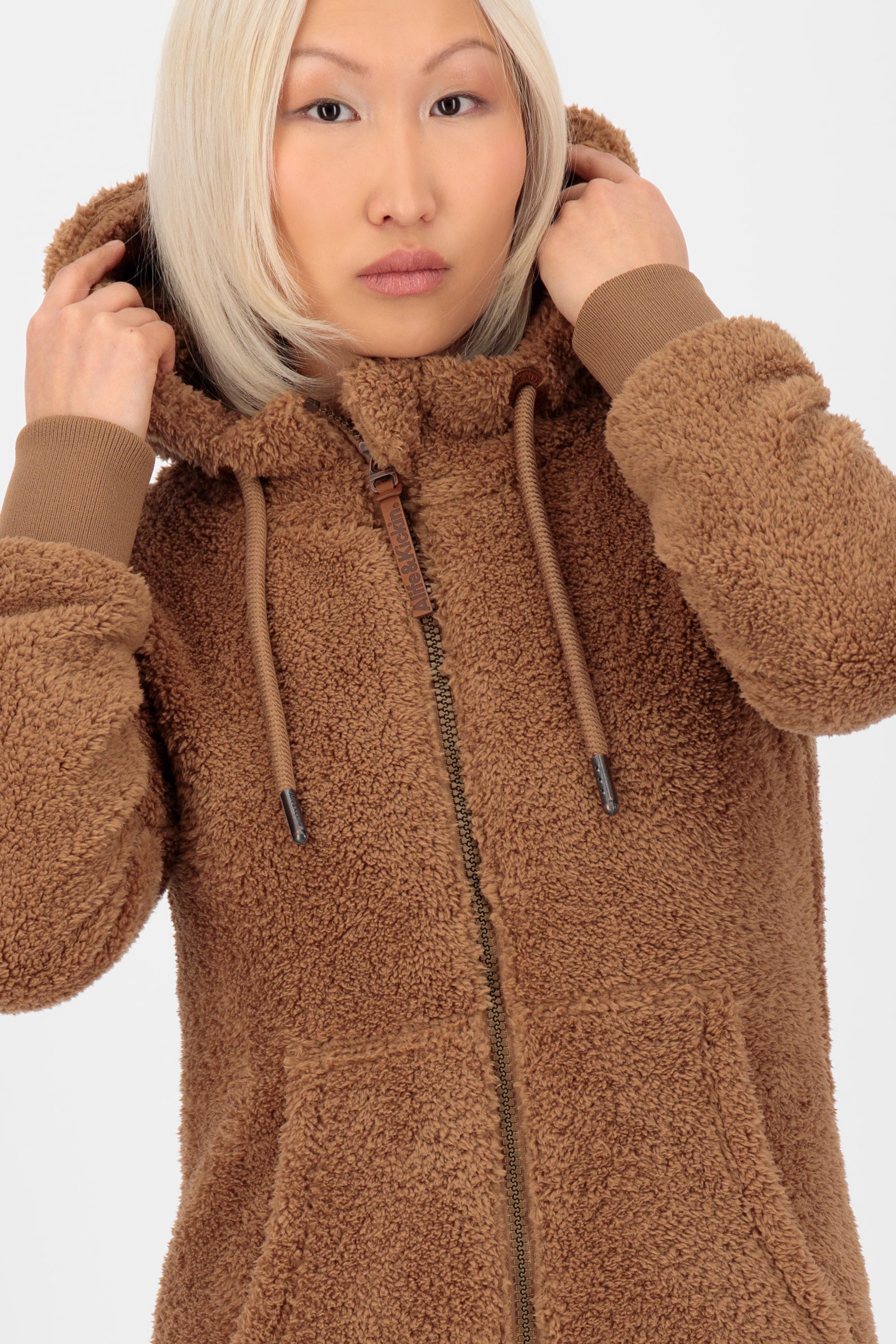 TabeaAK G Teddy Sweat Jacket Braun