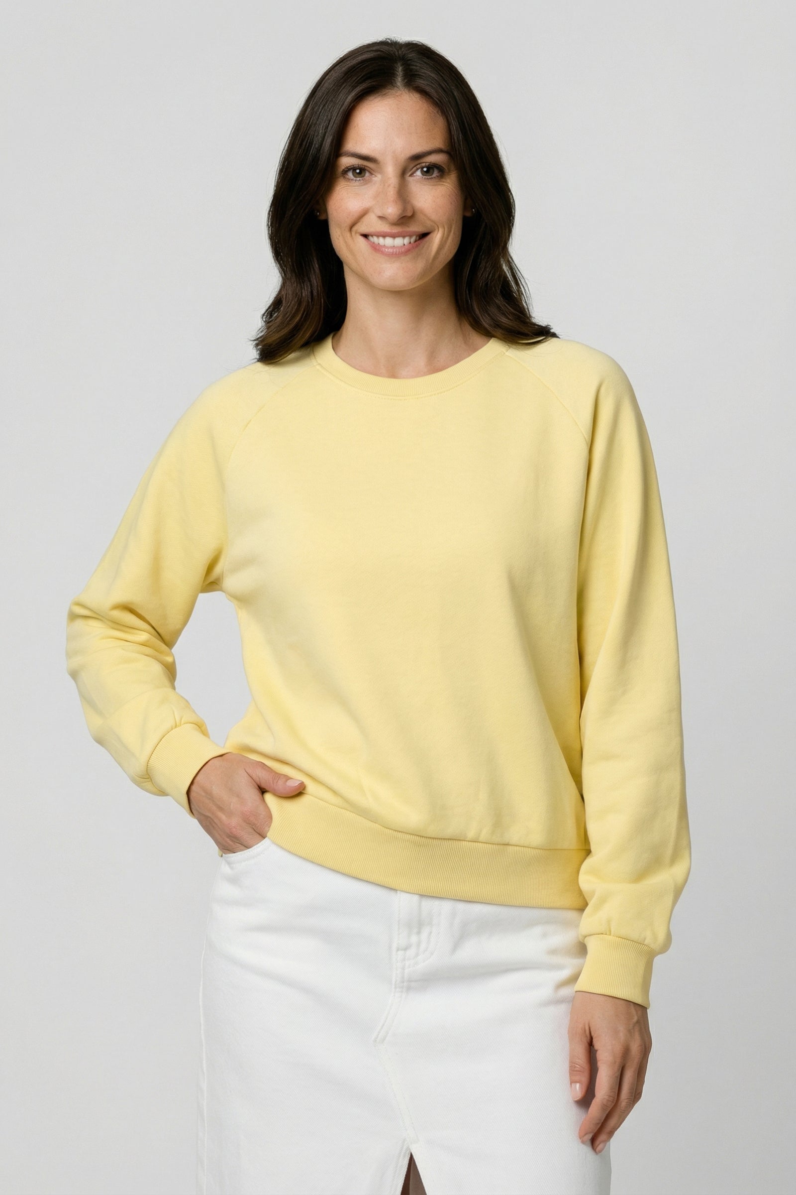 ThyraAK A Oversize Sweatshirt Gelb