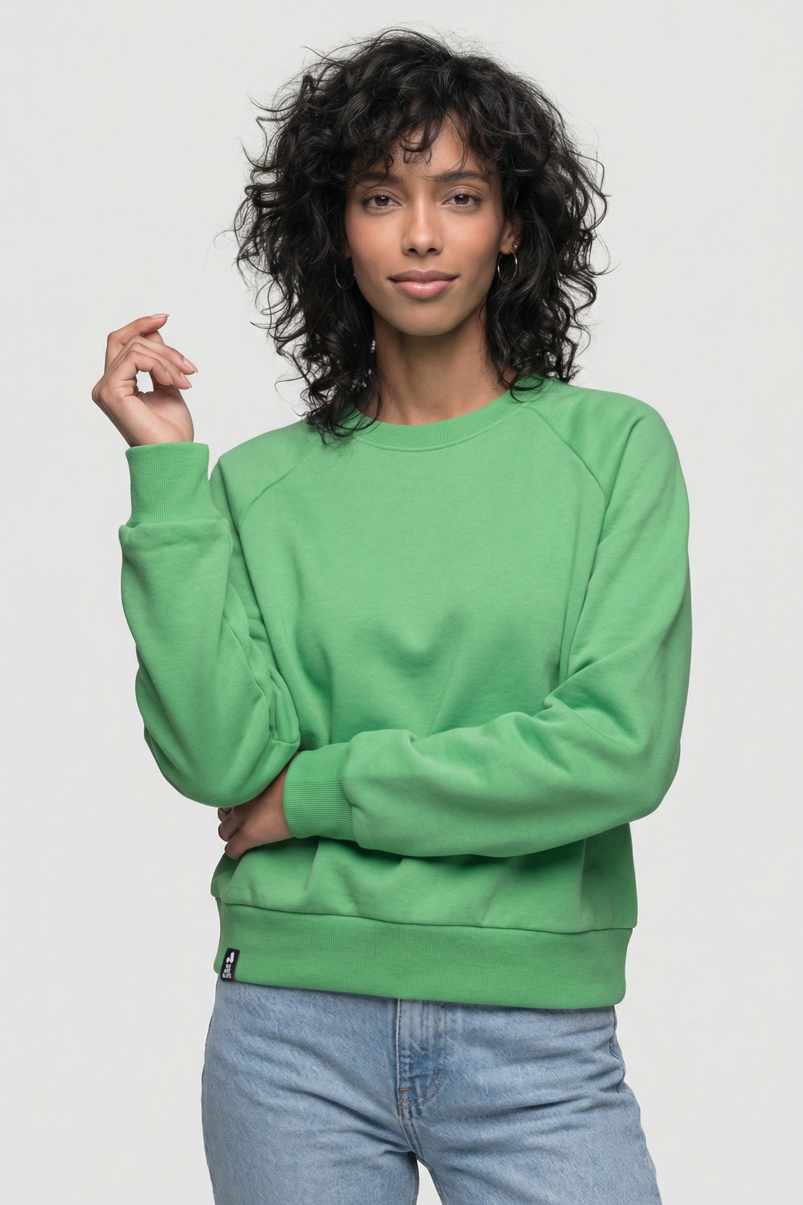 ThyraAK A Oversize Sweatshirt Grün