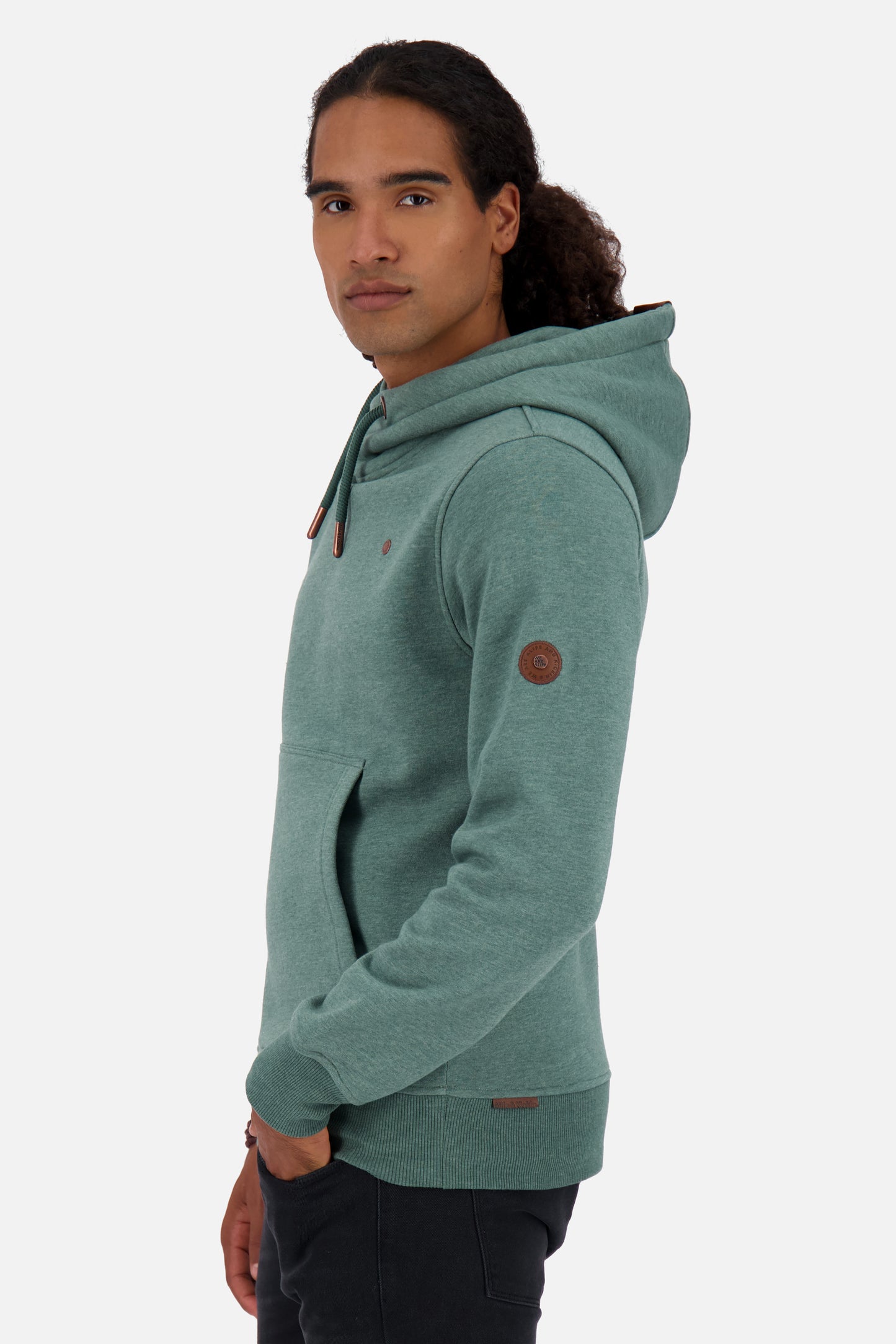 Hoodie Herren JohnsonAK A sage leaf melange