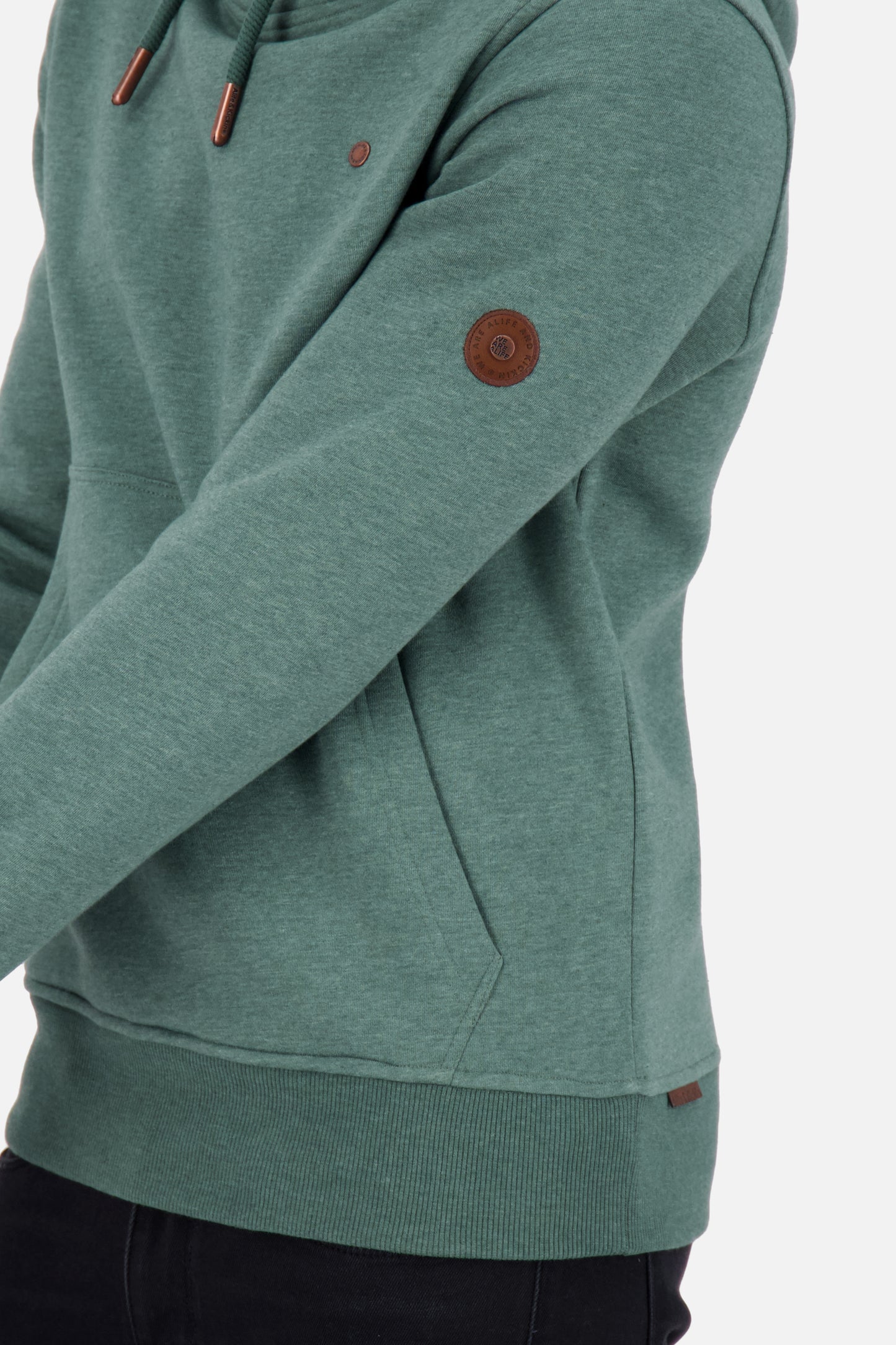 Hoodie Herren JohnsonAK A sage leaf melange