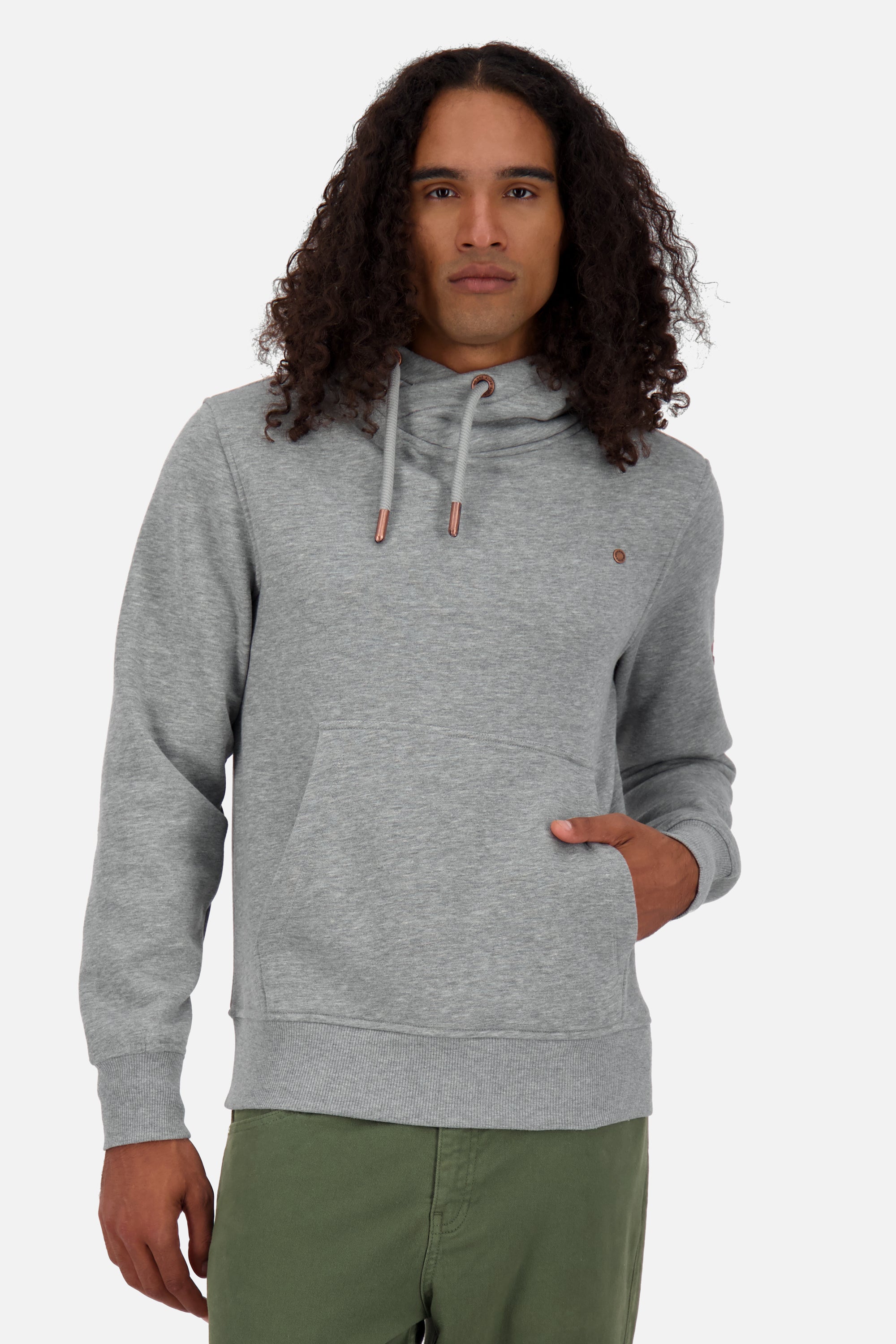 Hoodie Herren JohnsonAK A Grau