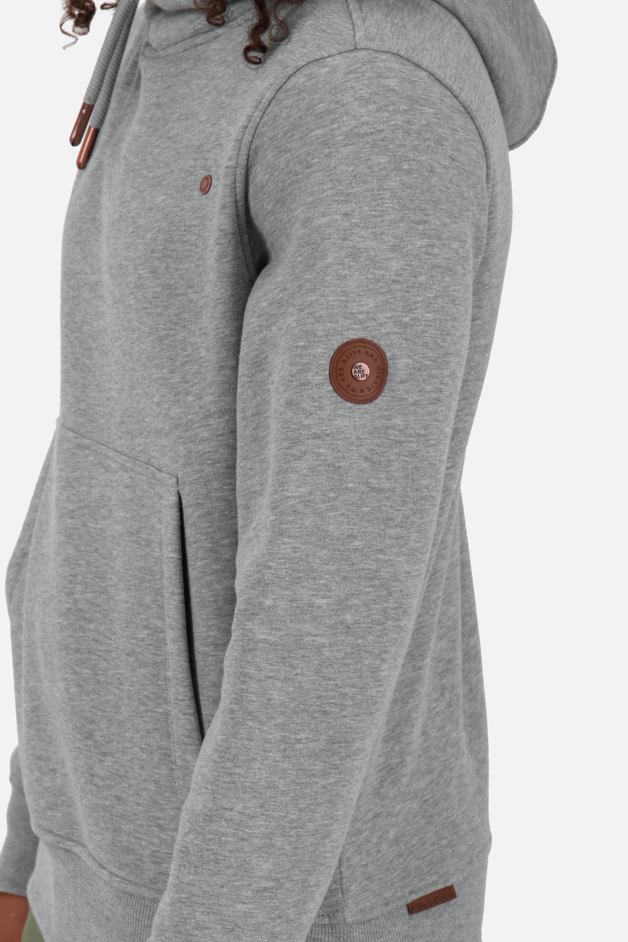 Hoodie Herren JohnsonAK A Grau