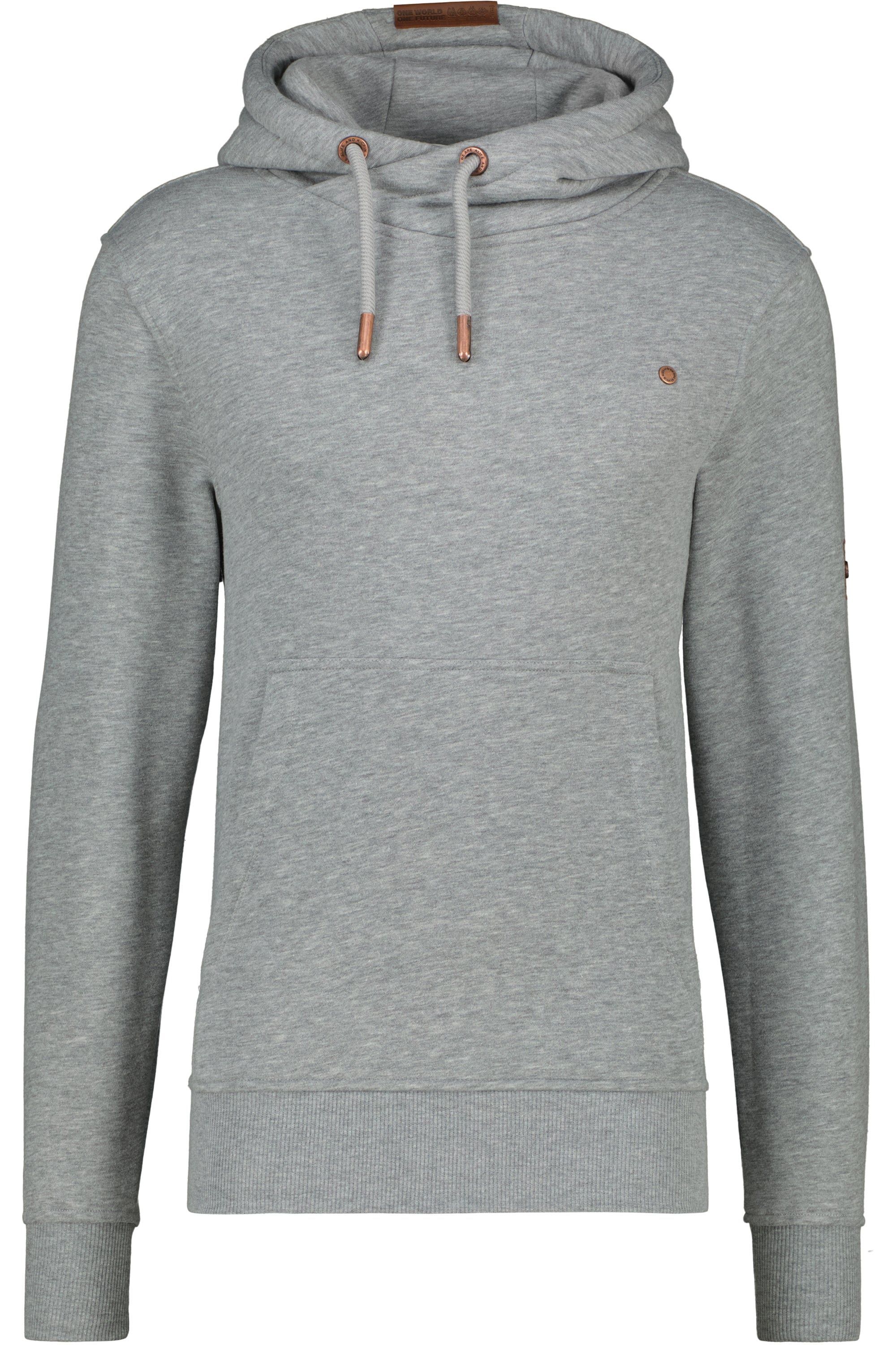 Hoodie Herren JohnsonAK A Grau