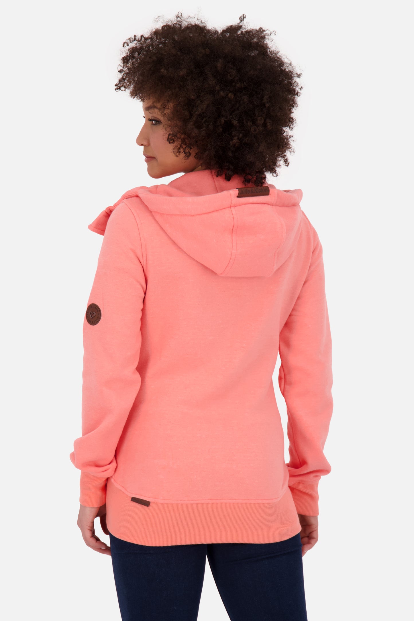 YasminAK A Sweatjacke Damen Orange