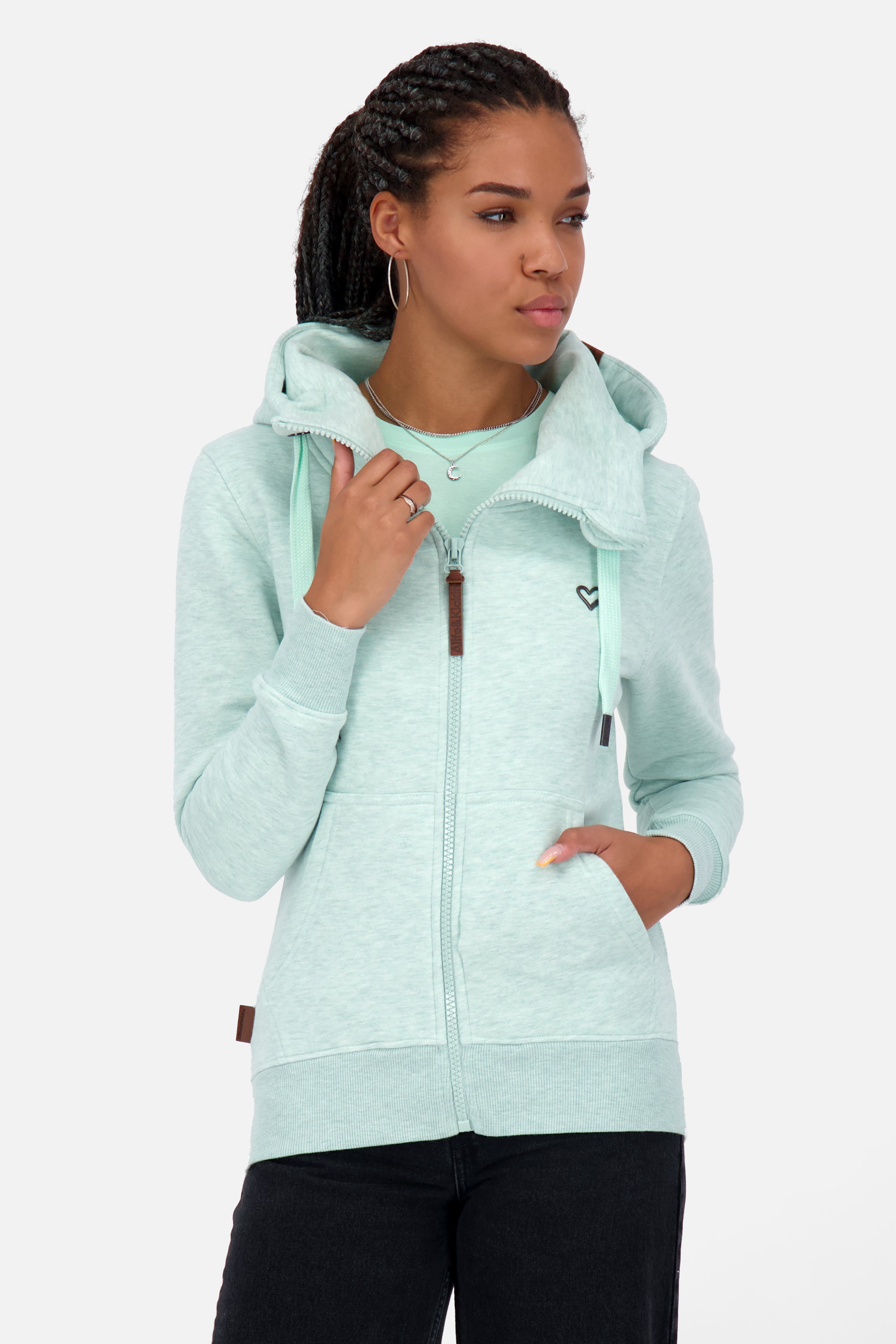 Sweatjacke Damen YasminAK A  Grün