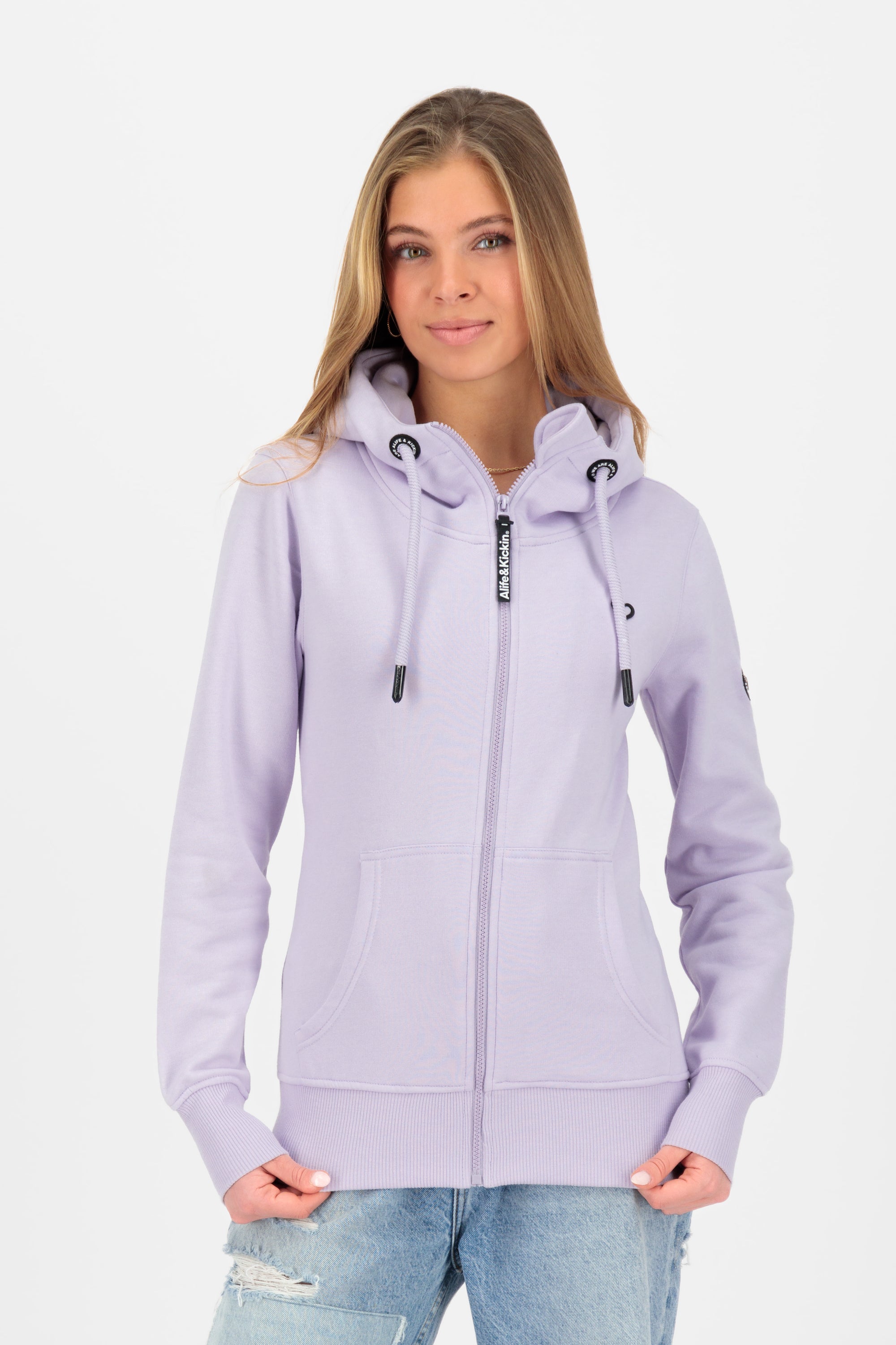 YasminAK A Hooded Sweat Jacket Rosa