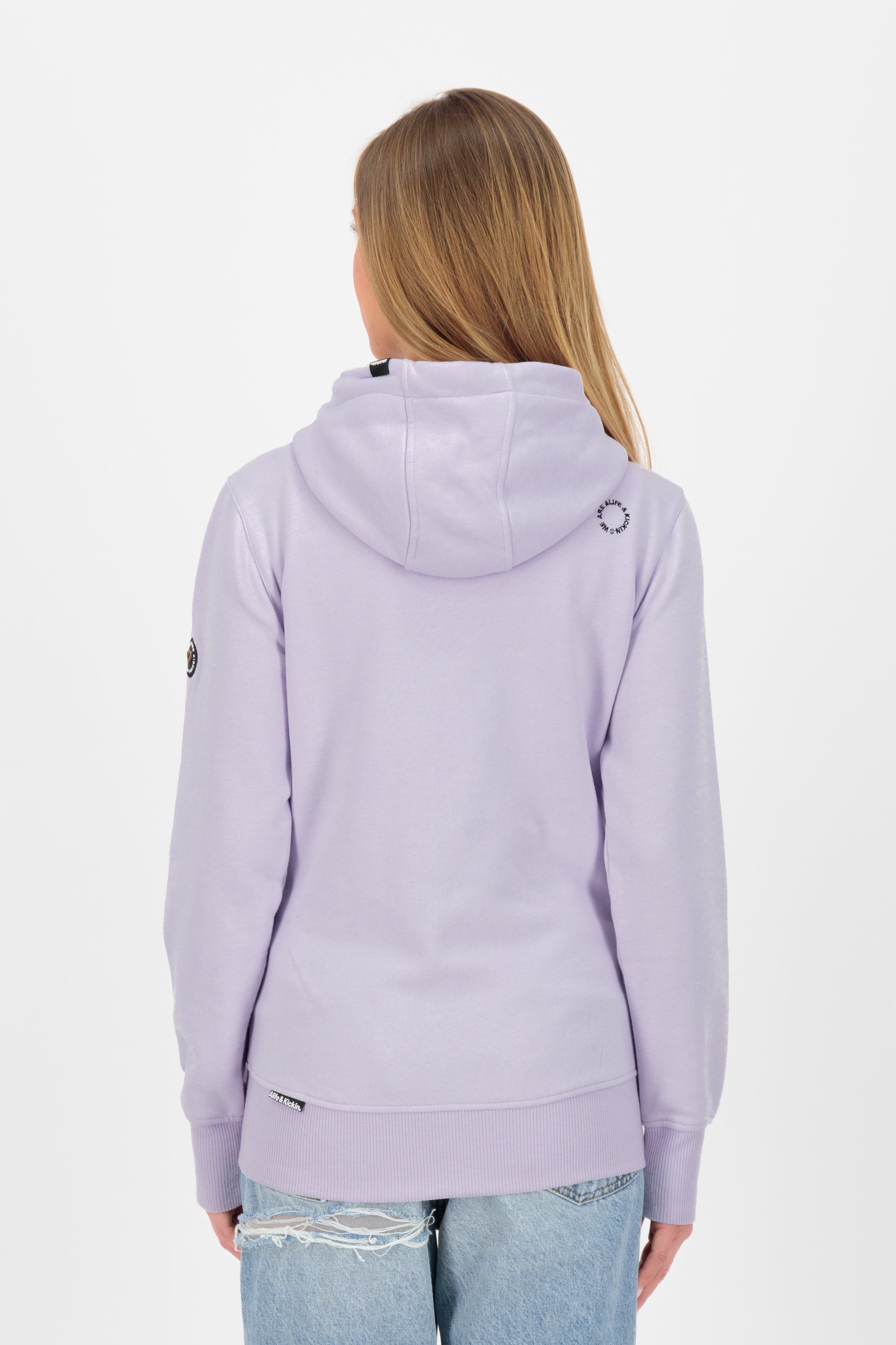 YasminAK A Hooded Sweat Jacket Rosa