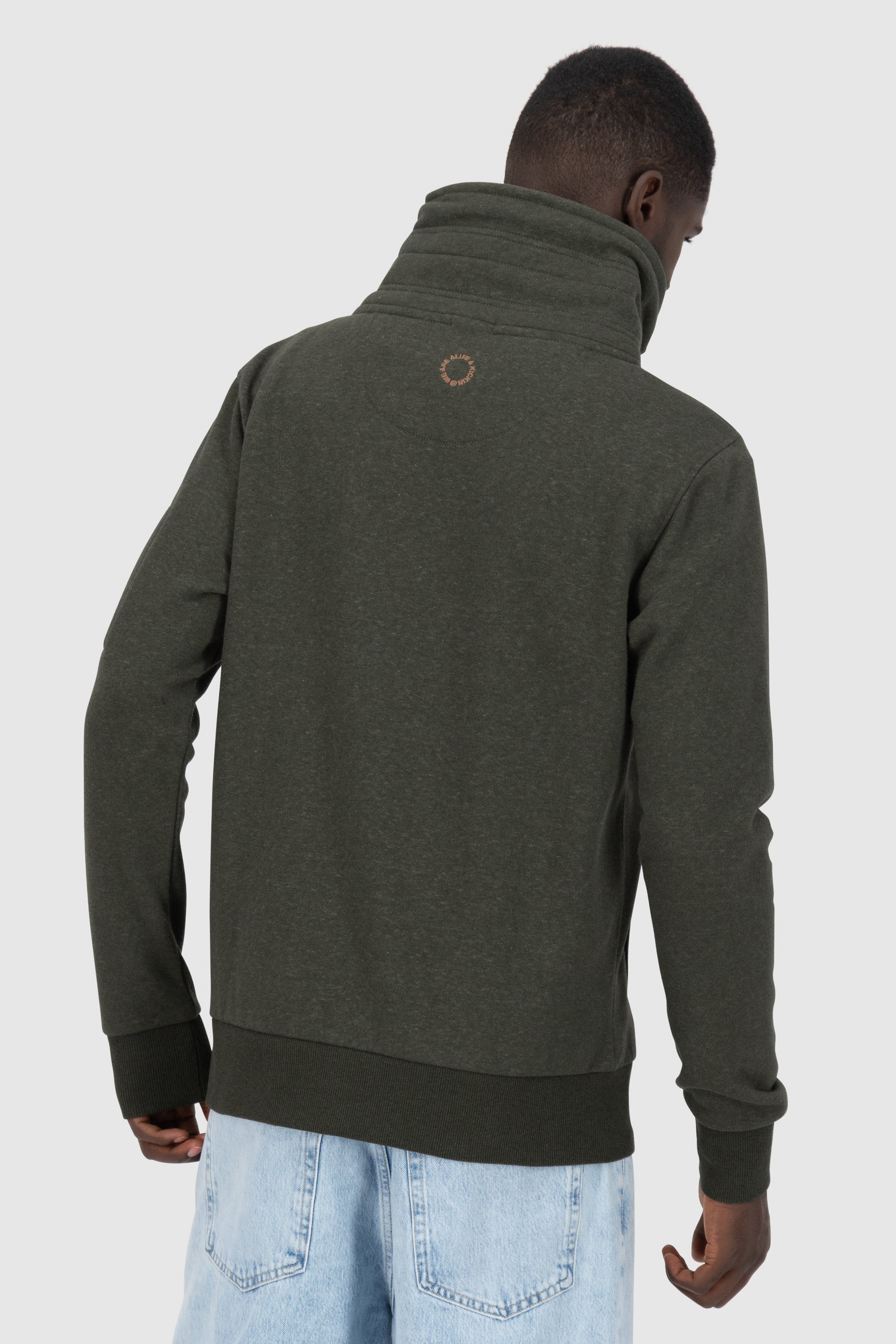 Sportliche Sweatjacke Herren EliasAK A Braun
