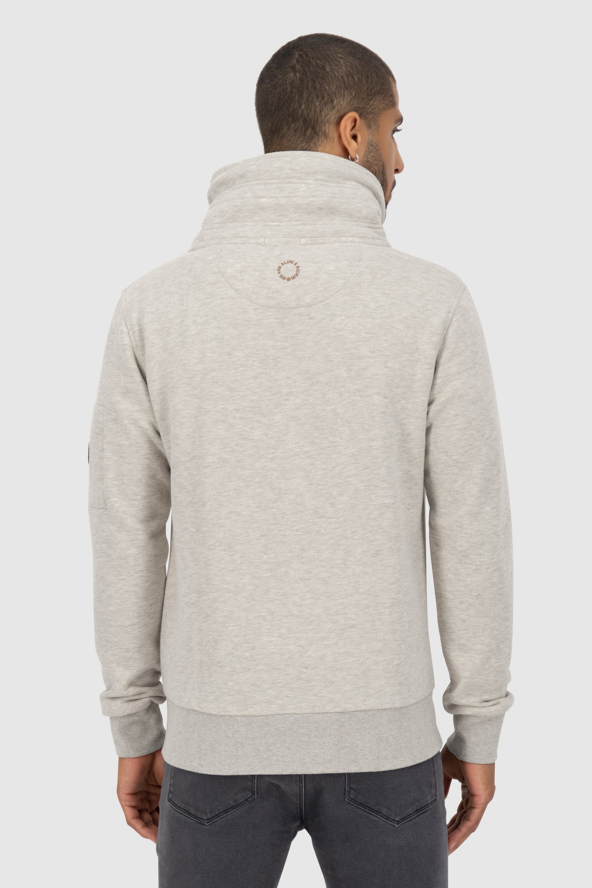 Sportliche Sweatjacke Herren EliasAK A  Beige