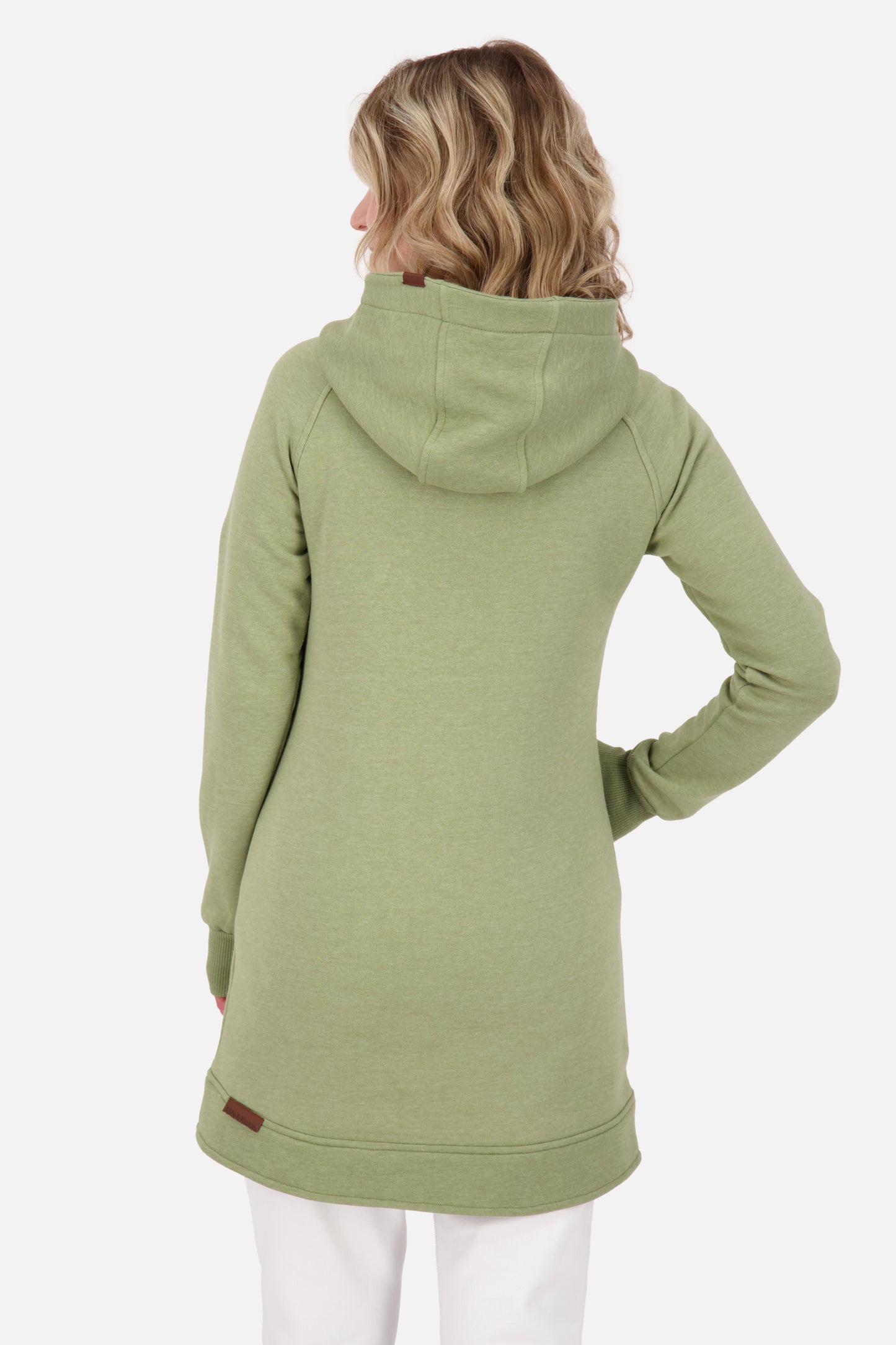 MaryAK lange Sweatjacke Damen Grün