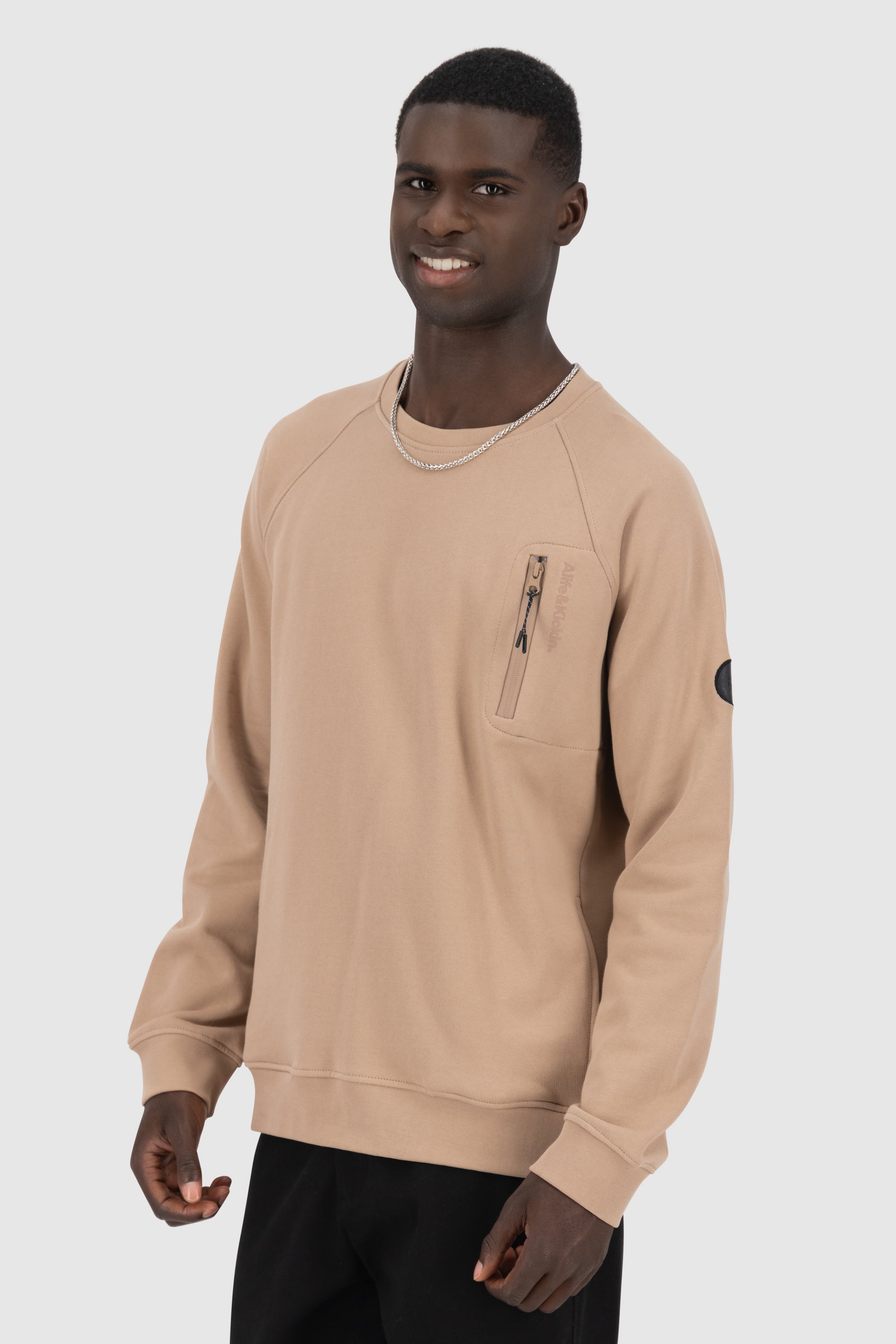 FabioAK A French Terry Sweatshirt Beige
