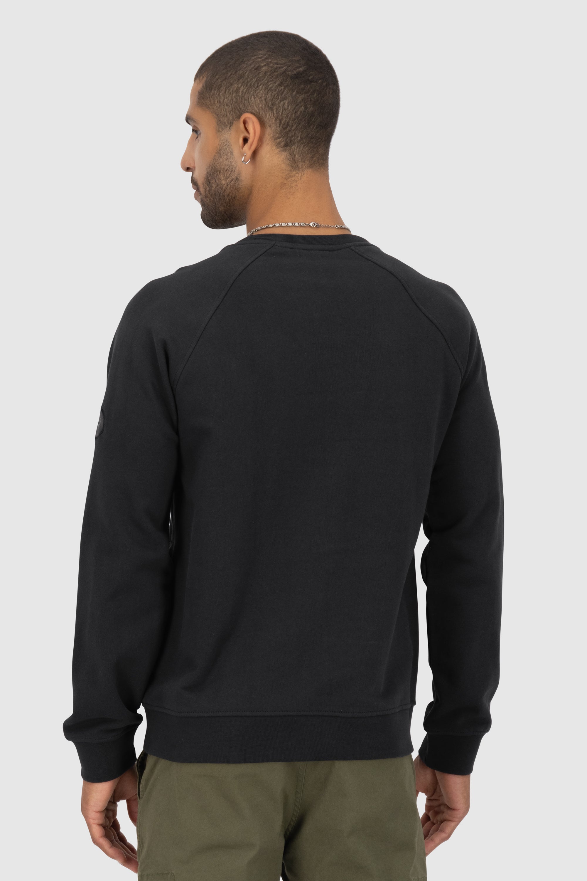 FabioAK A French Terry Sweatshirt Schwarz