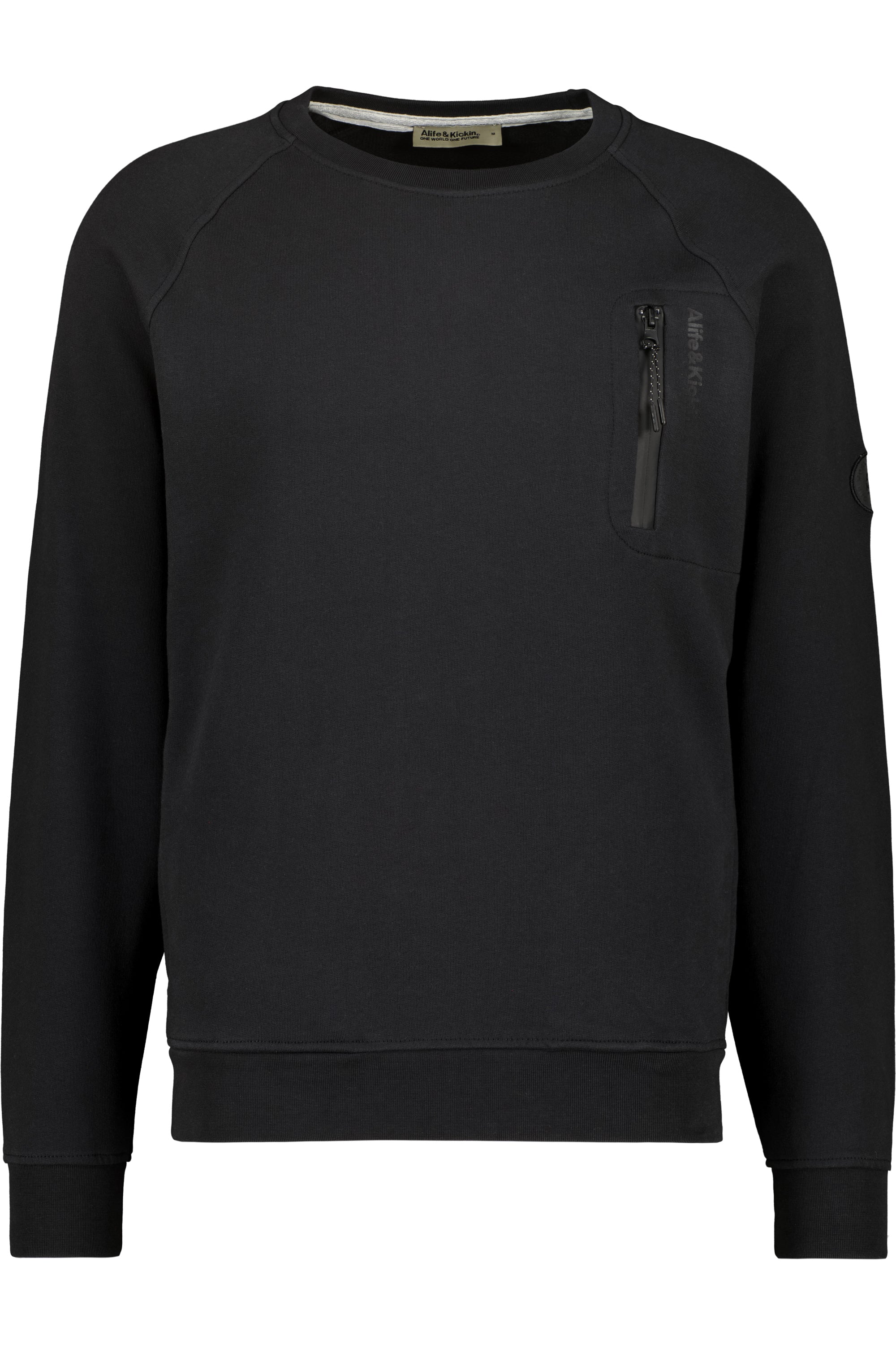 FabioAK A French Terry Sweatshirt Schwarz