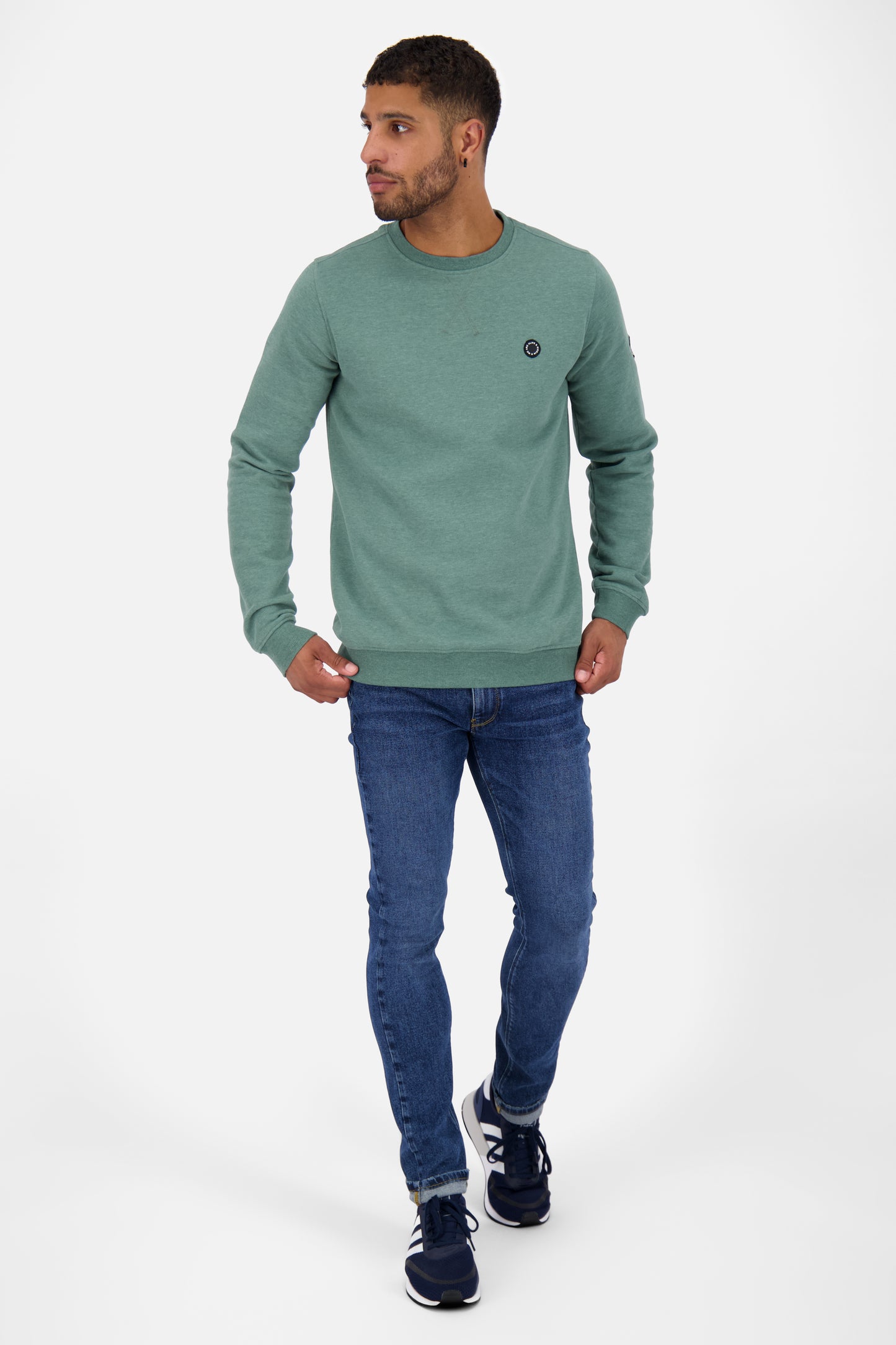 Pullover Herren VincentAK A sage leaf melange