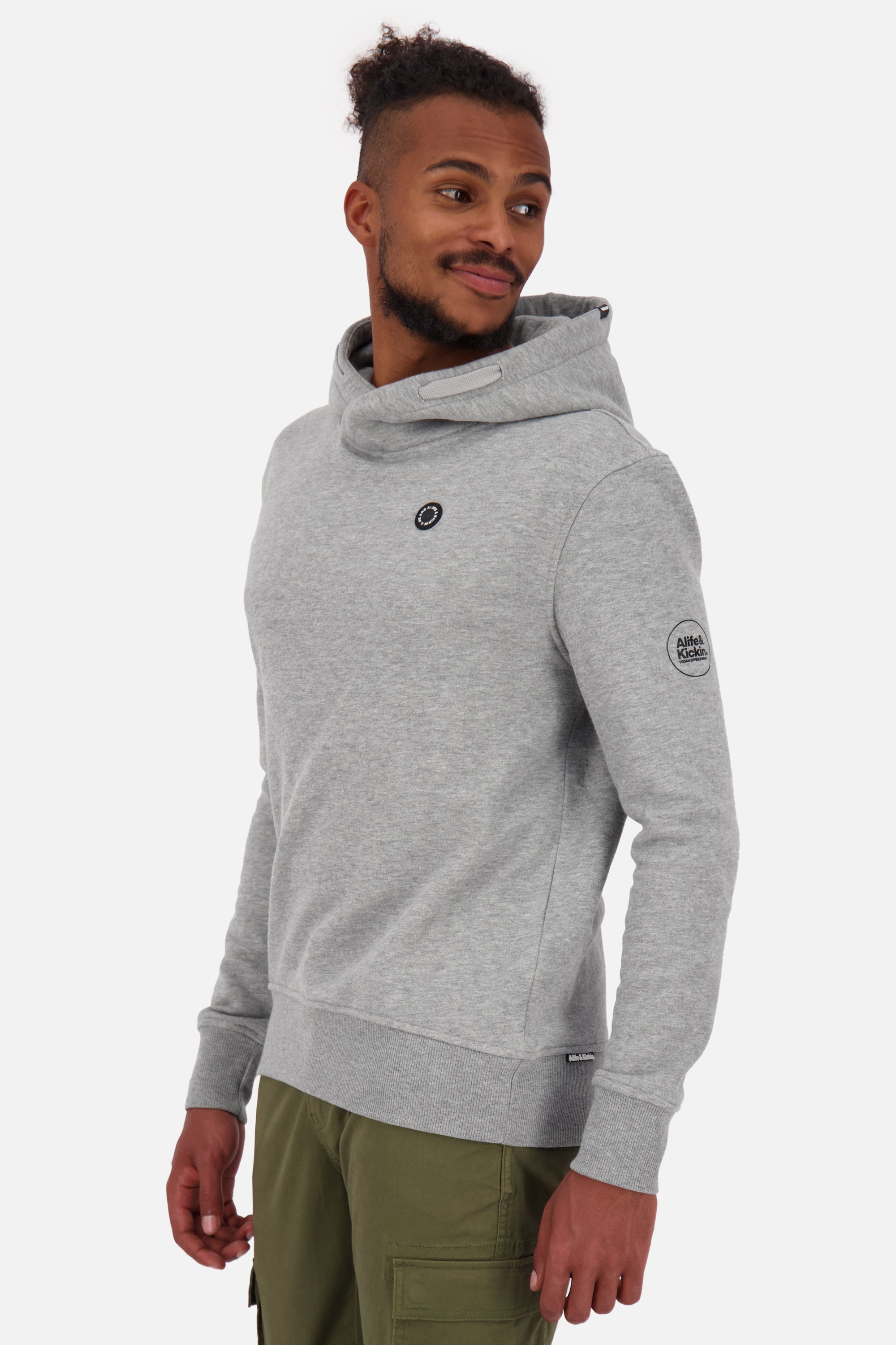 JohnAK A Hoodie Herren Grau