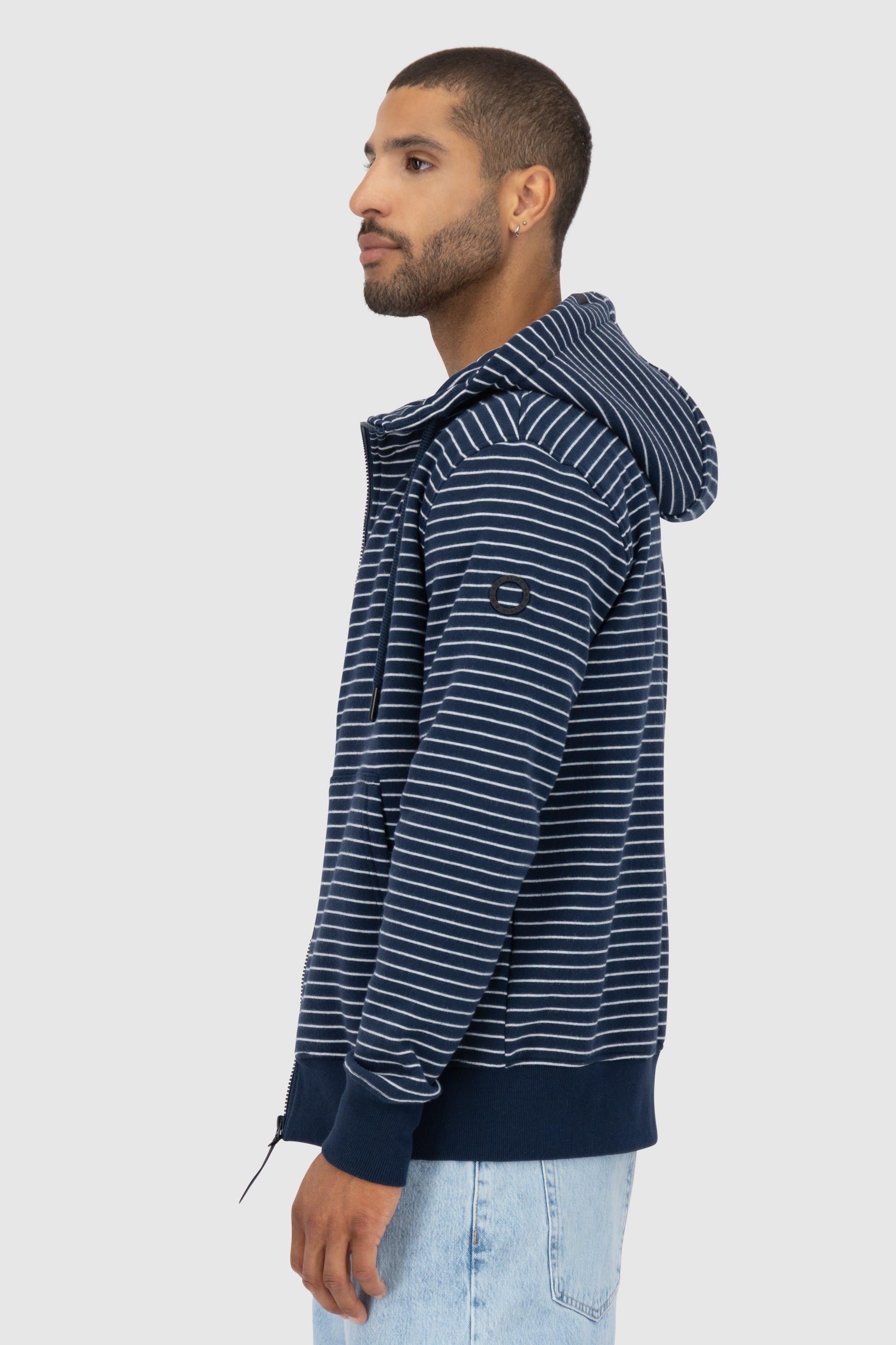 TrasherAK Z Hooded Sweat Jacket Dunkelblau