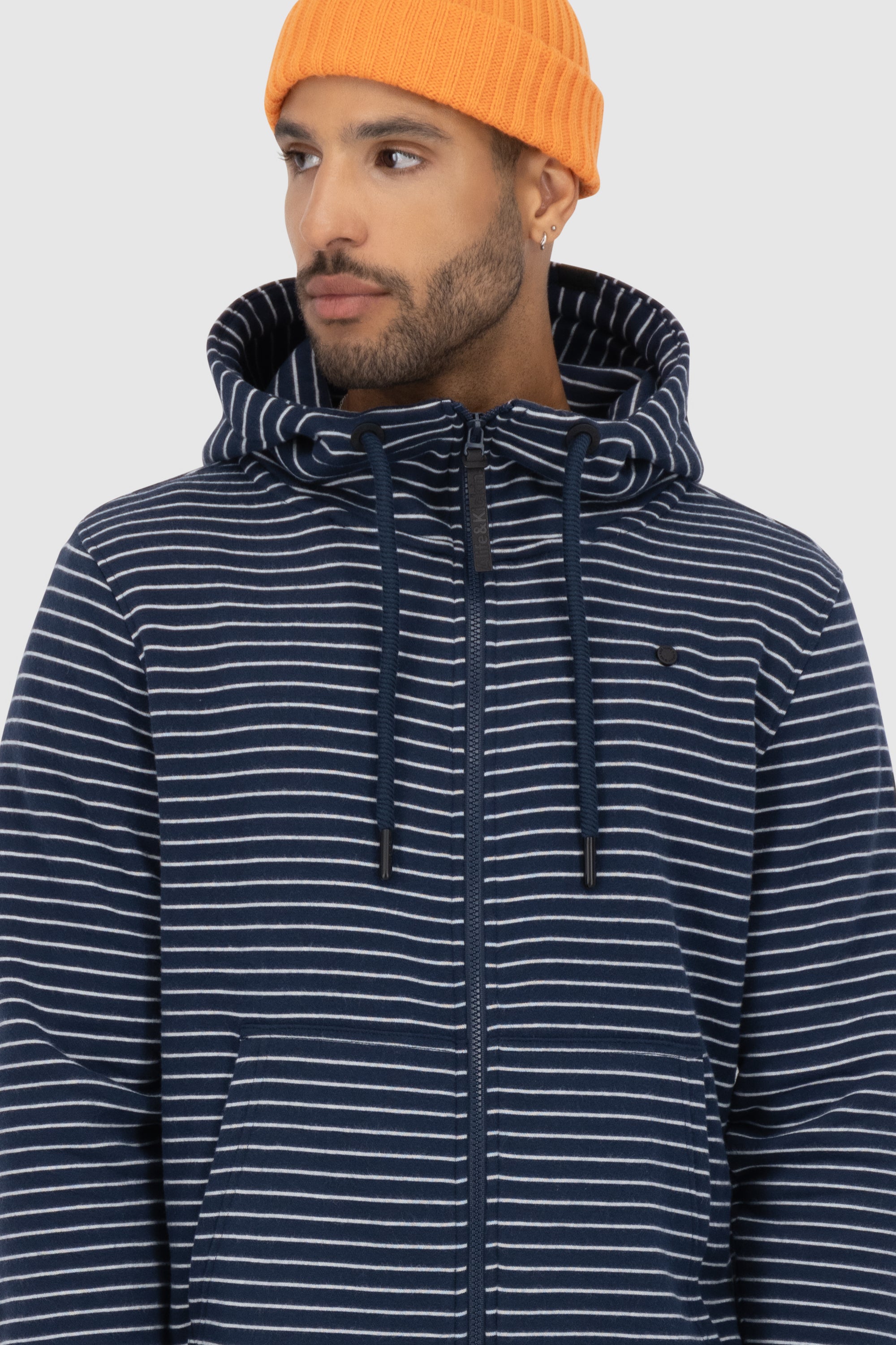 TrasherAK Z Hooded Sweat Jacket Dunkelblau