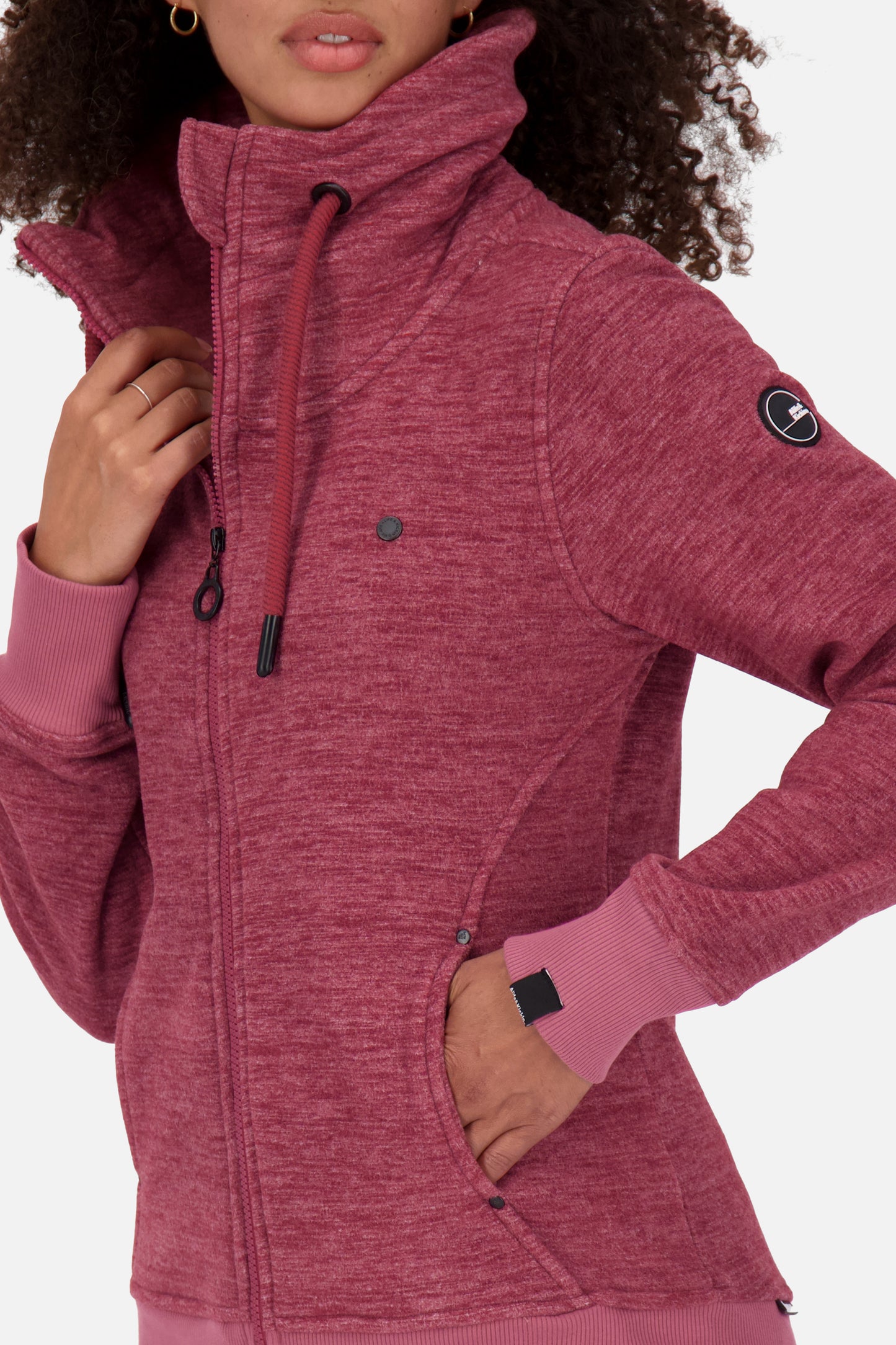 Fleecejacke Damen VivianAK F cranberry juice melange