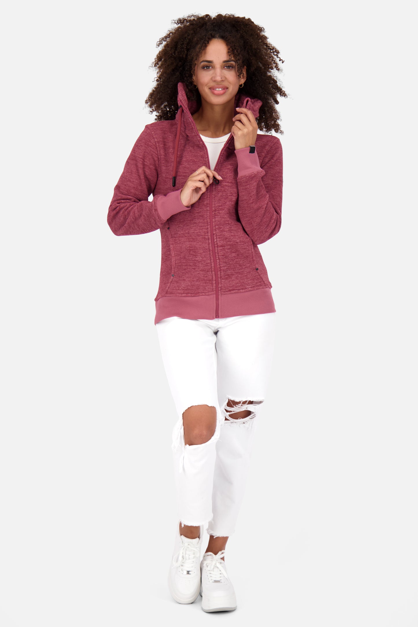 Fleecejacke Damen VivianAK F cranberry juice melange