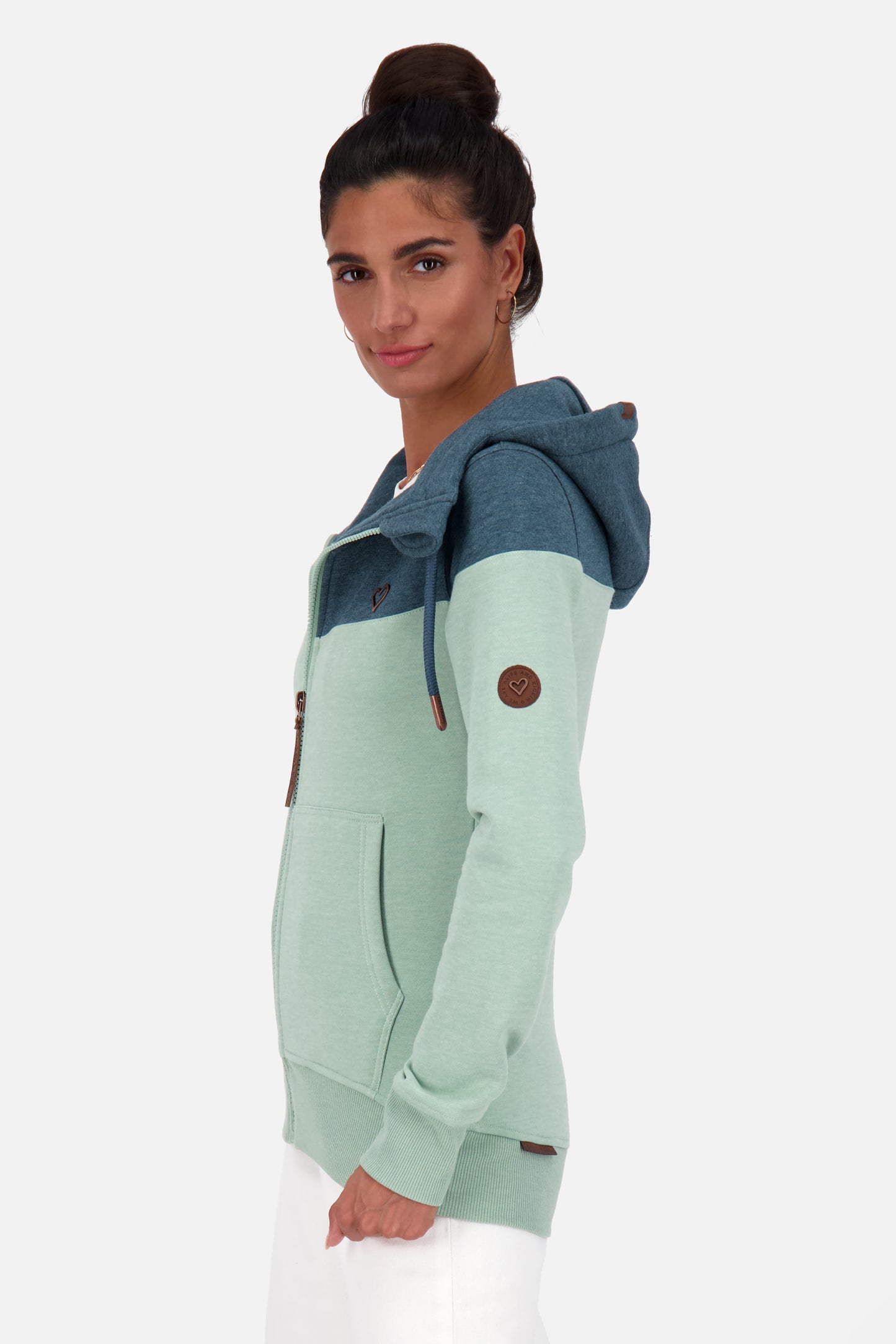 Damen Sweatjacke PalinaAK A alpine frost melange