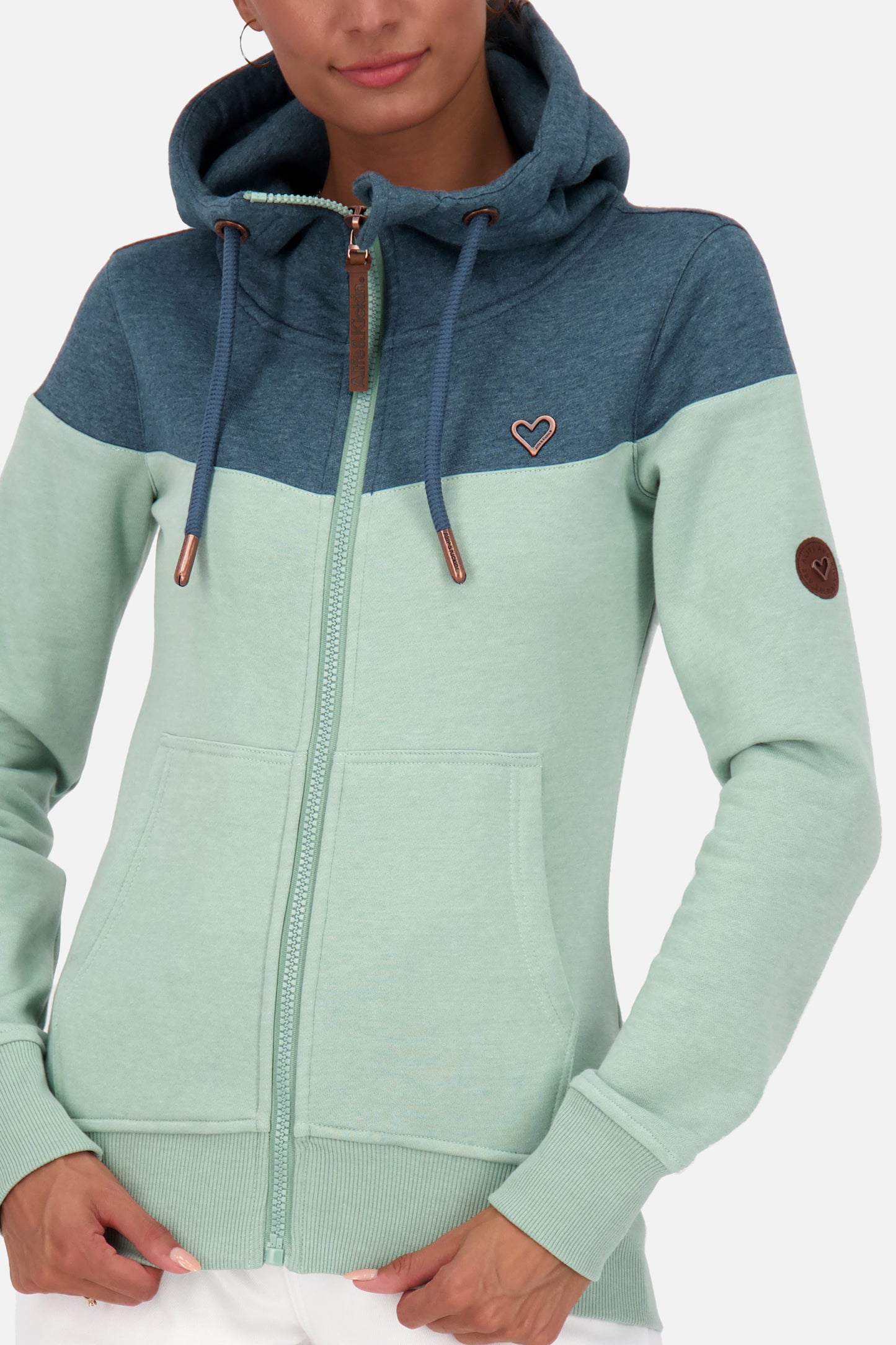 Damen Sweatjacke PalinaAK A alpine frost melange