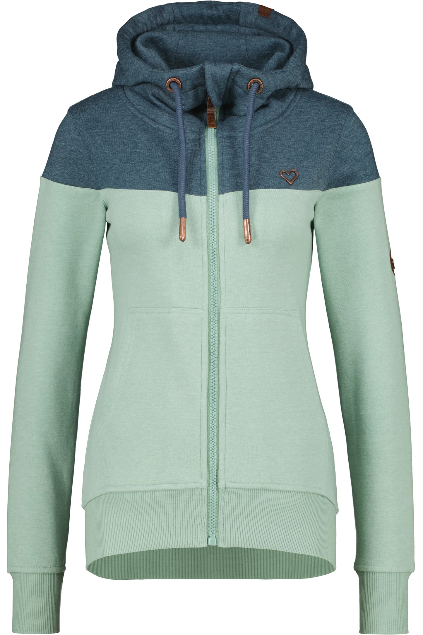Damen Sweatjacke PalinaAK A alpine frost melange