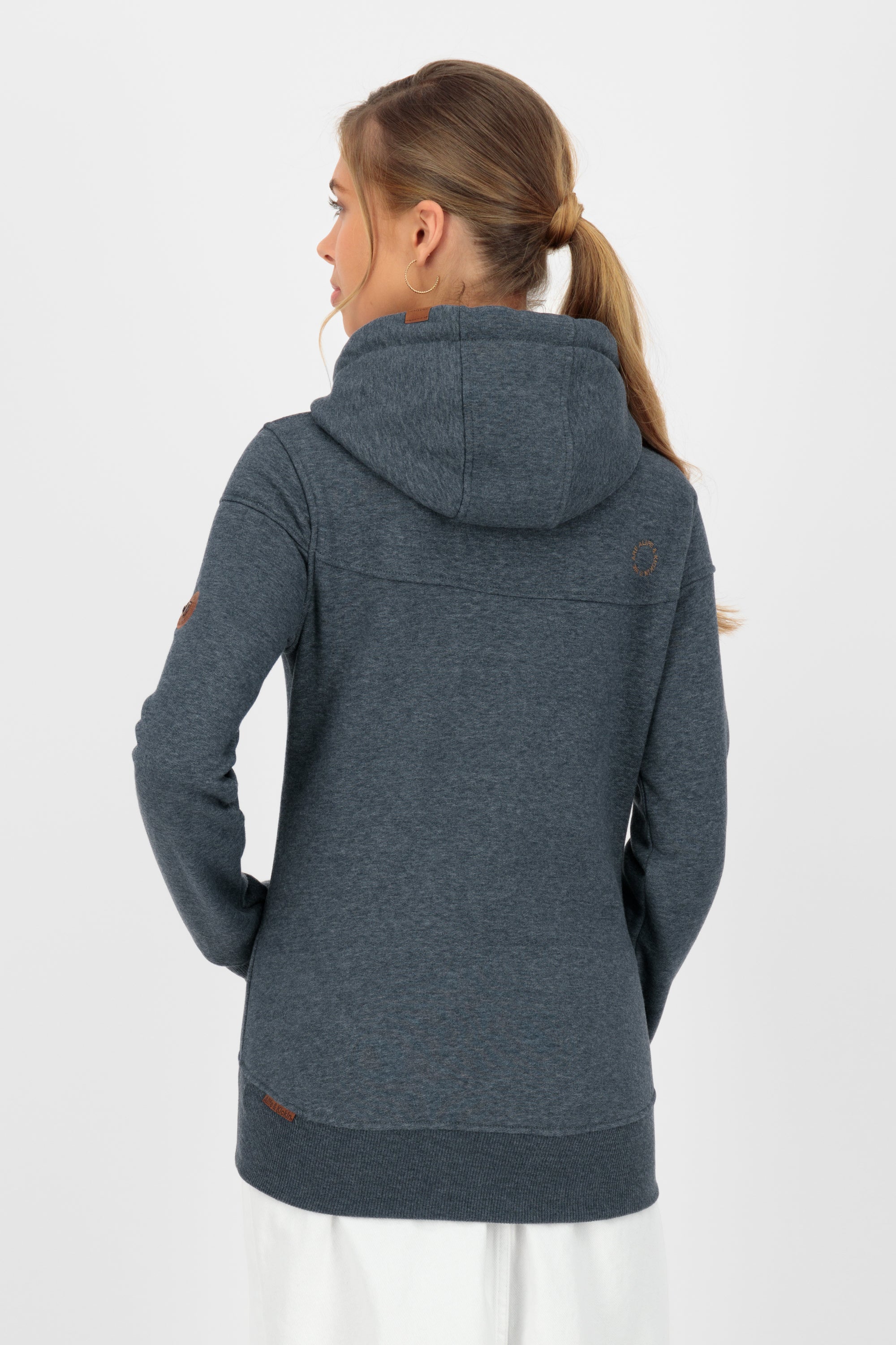 PalinaAK A Hooded Sweat Jacket Dunkelblau