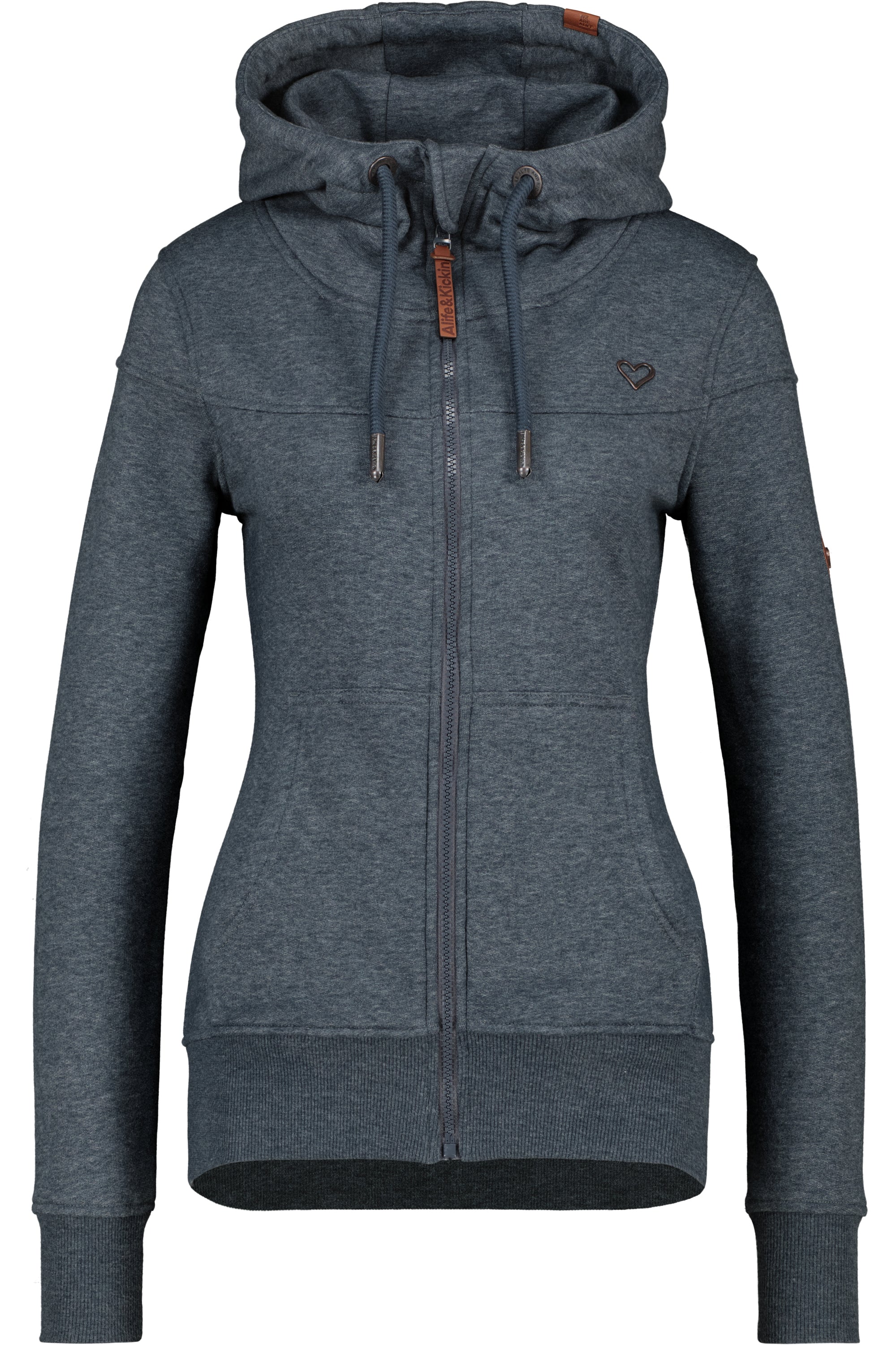 PalinaAK A Hooded Sweat Jacket Dunkelblau