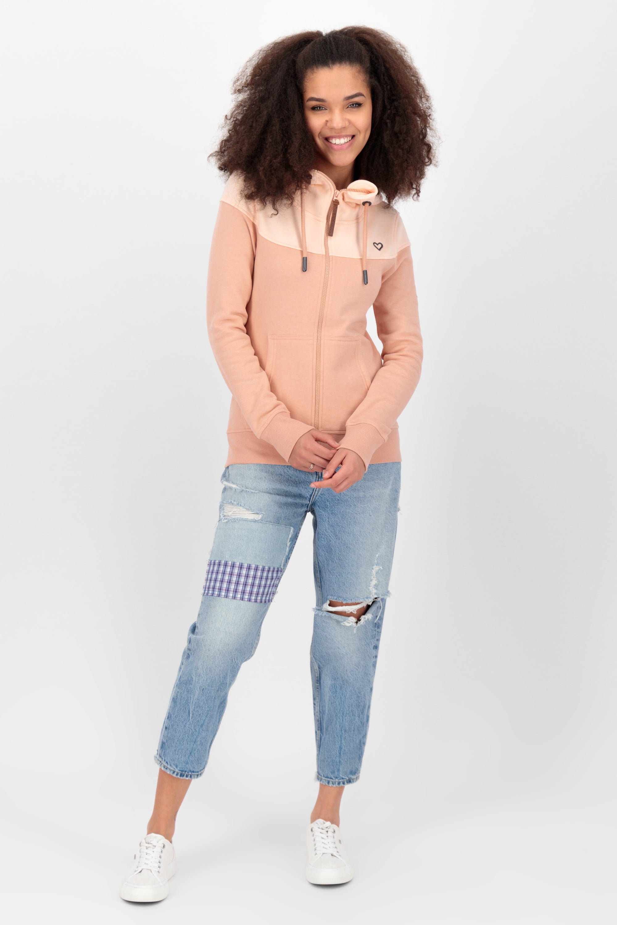PalinaAK A Hooded Sweat Jacket Rosa