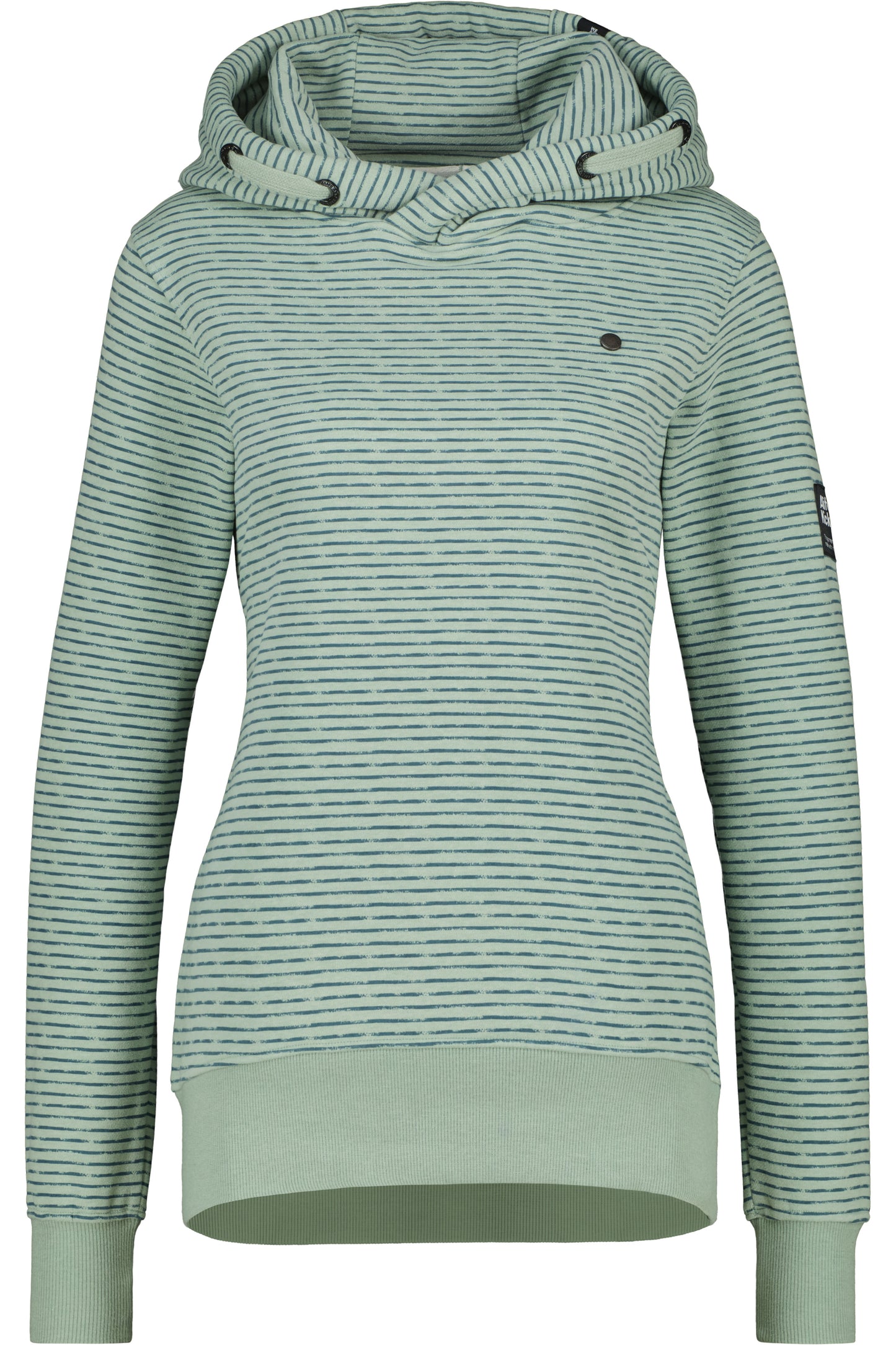 Kapuzenpullover Damen SarinaAK Z im Streifendesign alpine frost melange
