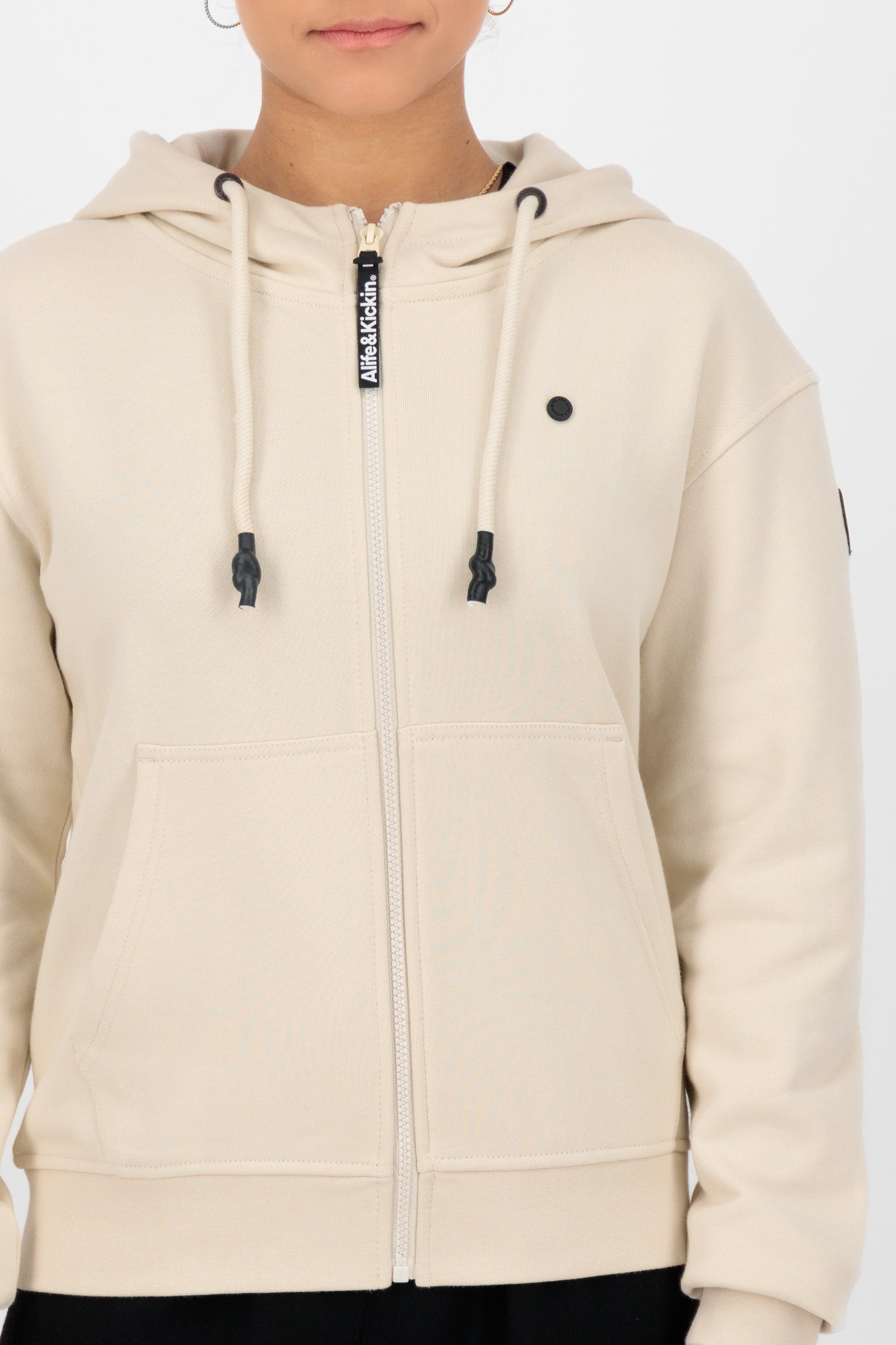 TwiggyAK A Hooded Sweat Jacket Beige