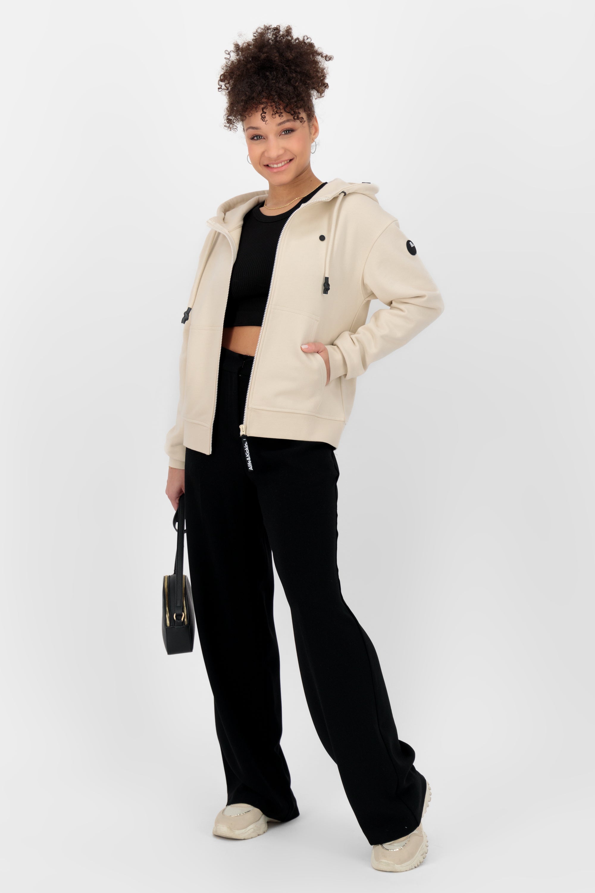 TwiggyAK A Hooded Sweat Jacket Beige