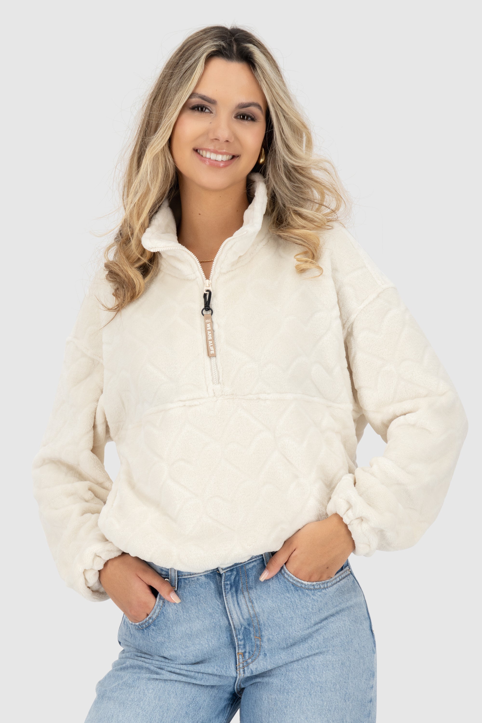 LilianAK G Teddy Sweatshirt Beige