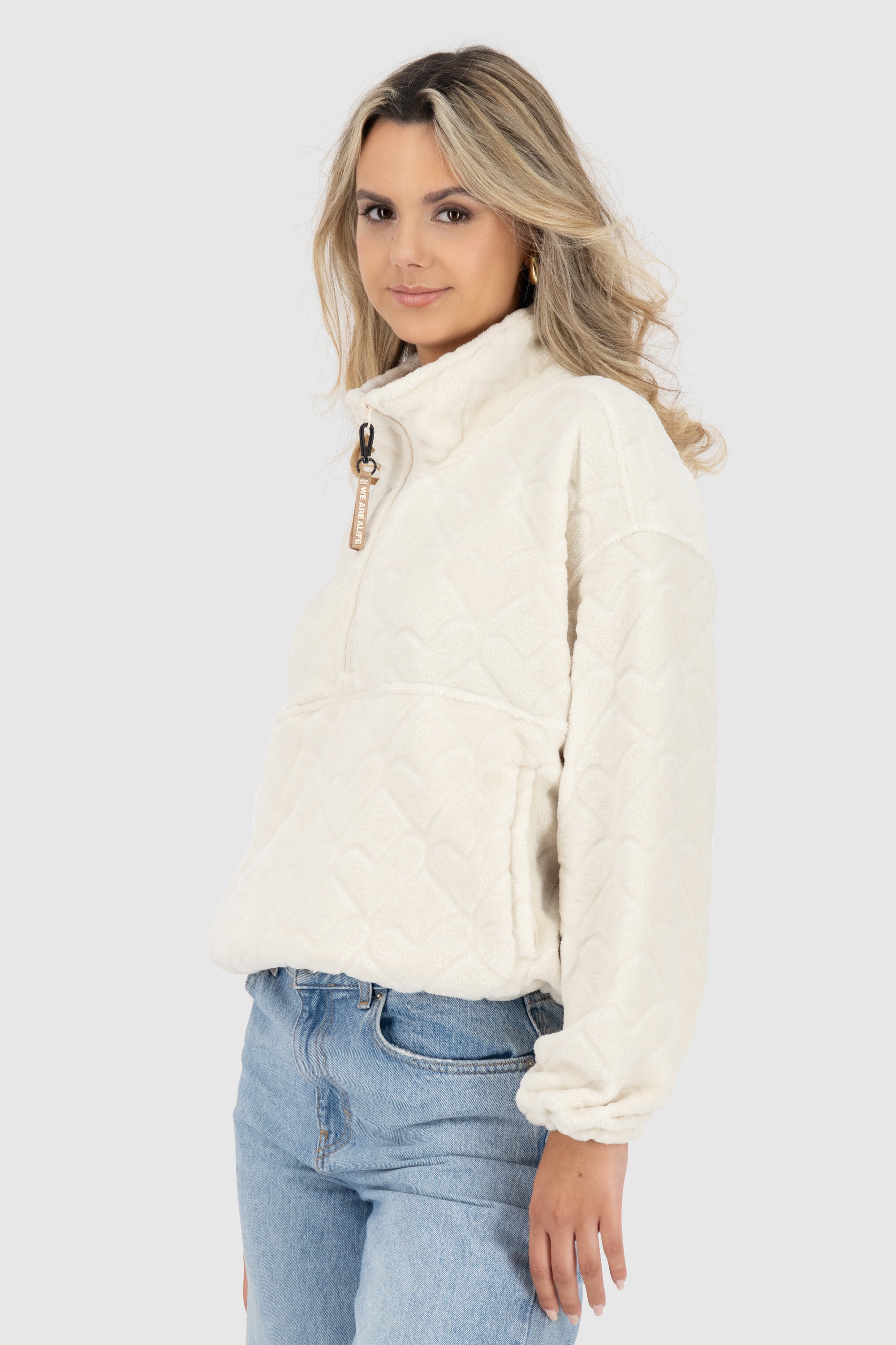 LilianAK G Teddy Sweatshirt Beige