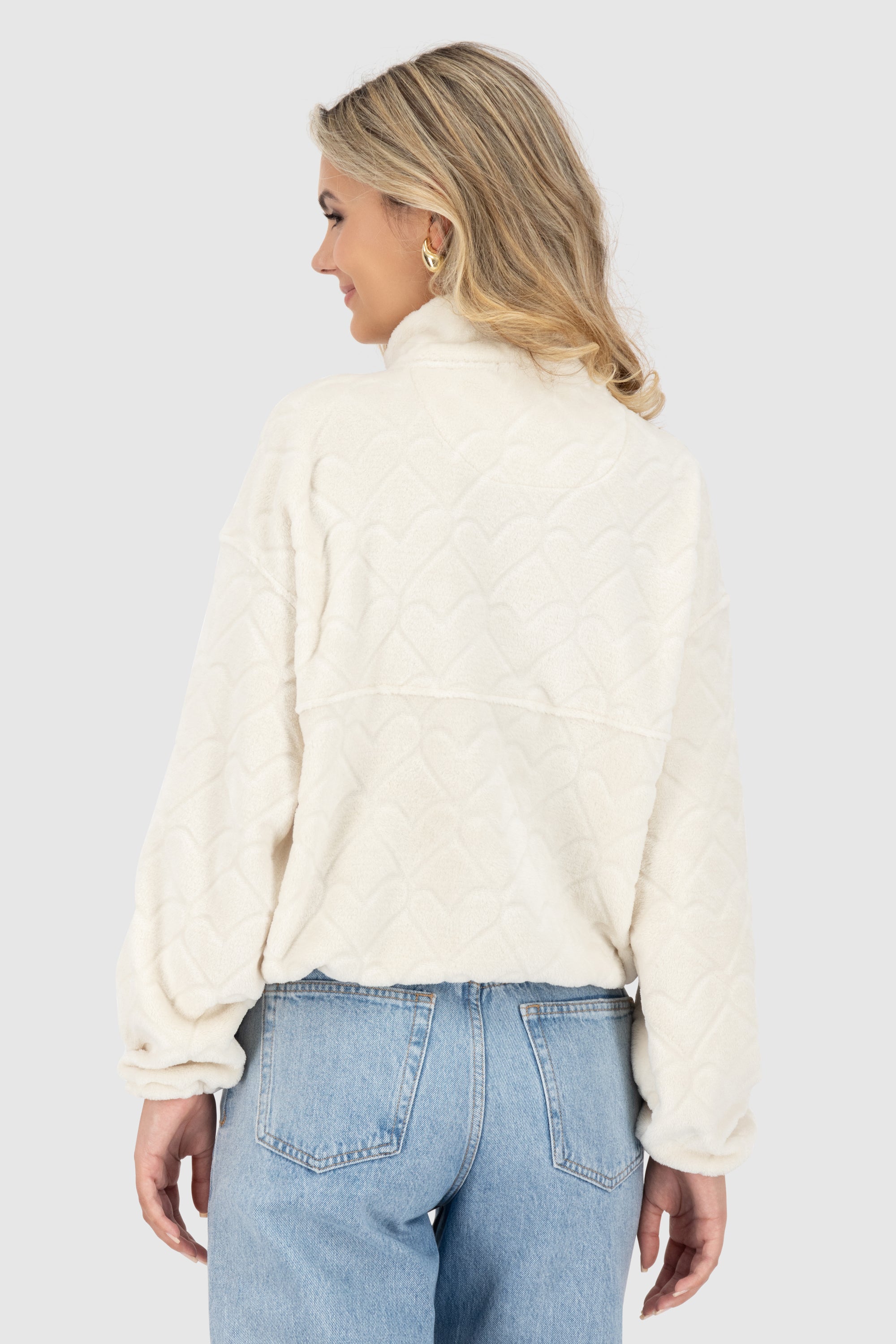 LilianAK G Teddy Sweatshirt Beige