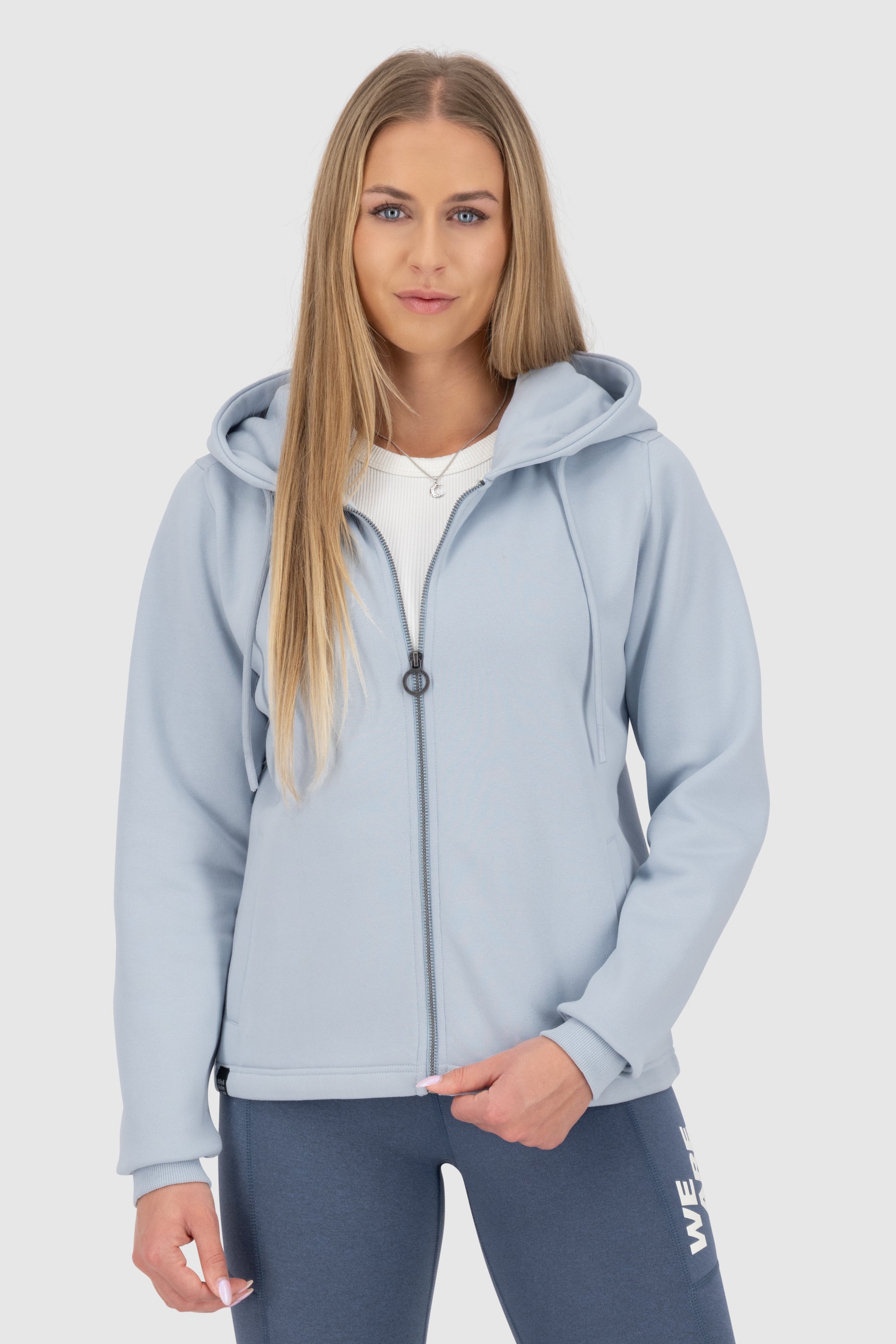 FredaAK A Hooded Sweat Jacket Blau