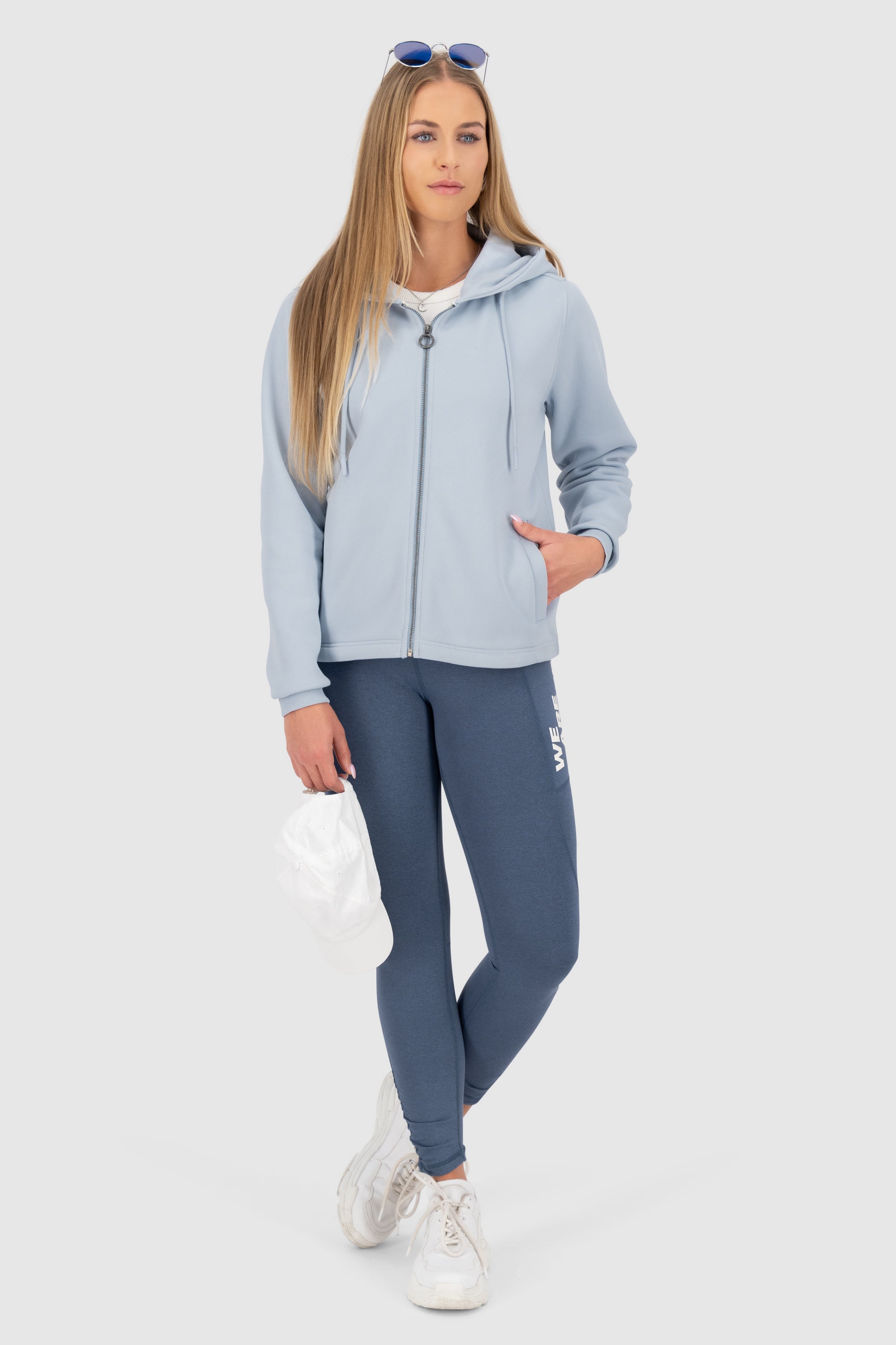 FredaAK A Hooded Sweat Jacket Blau