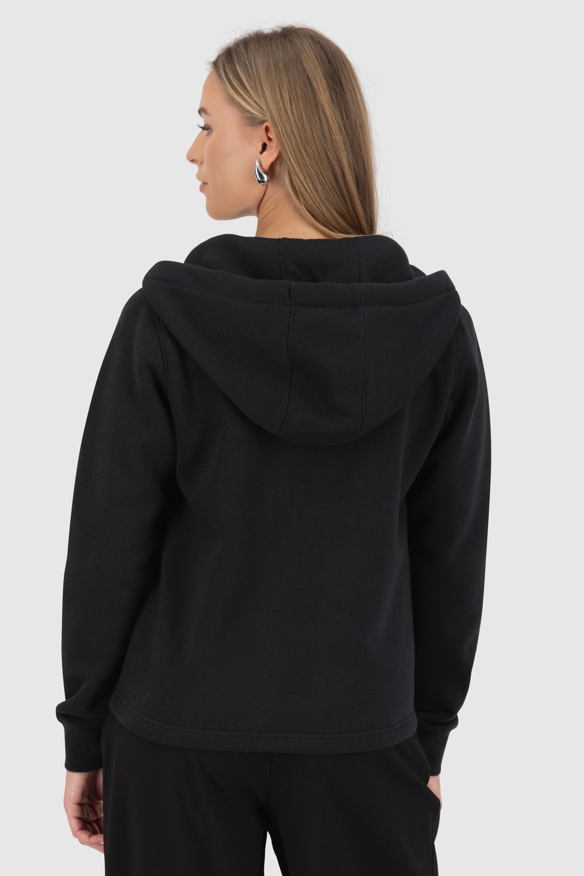FredaAK A Hooded Sweat Jacket Schwarz