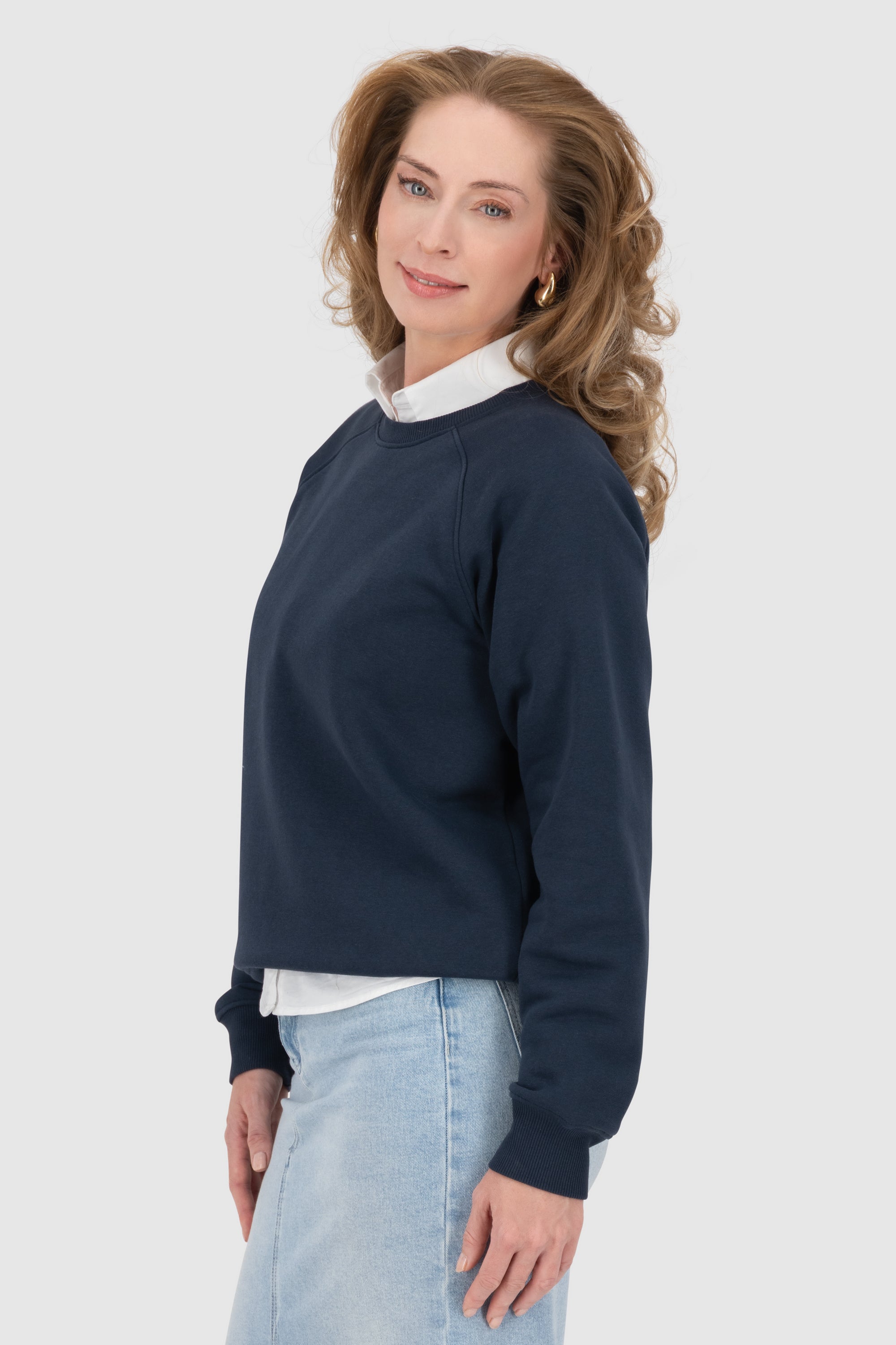 TeodoraAK A Oversize Sweatshirt Dunkelblau