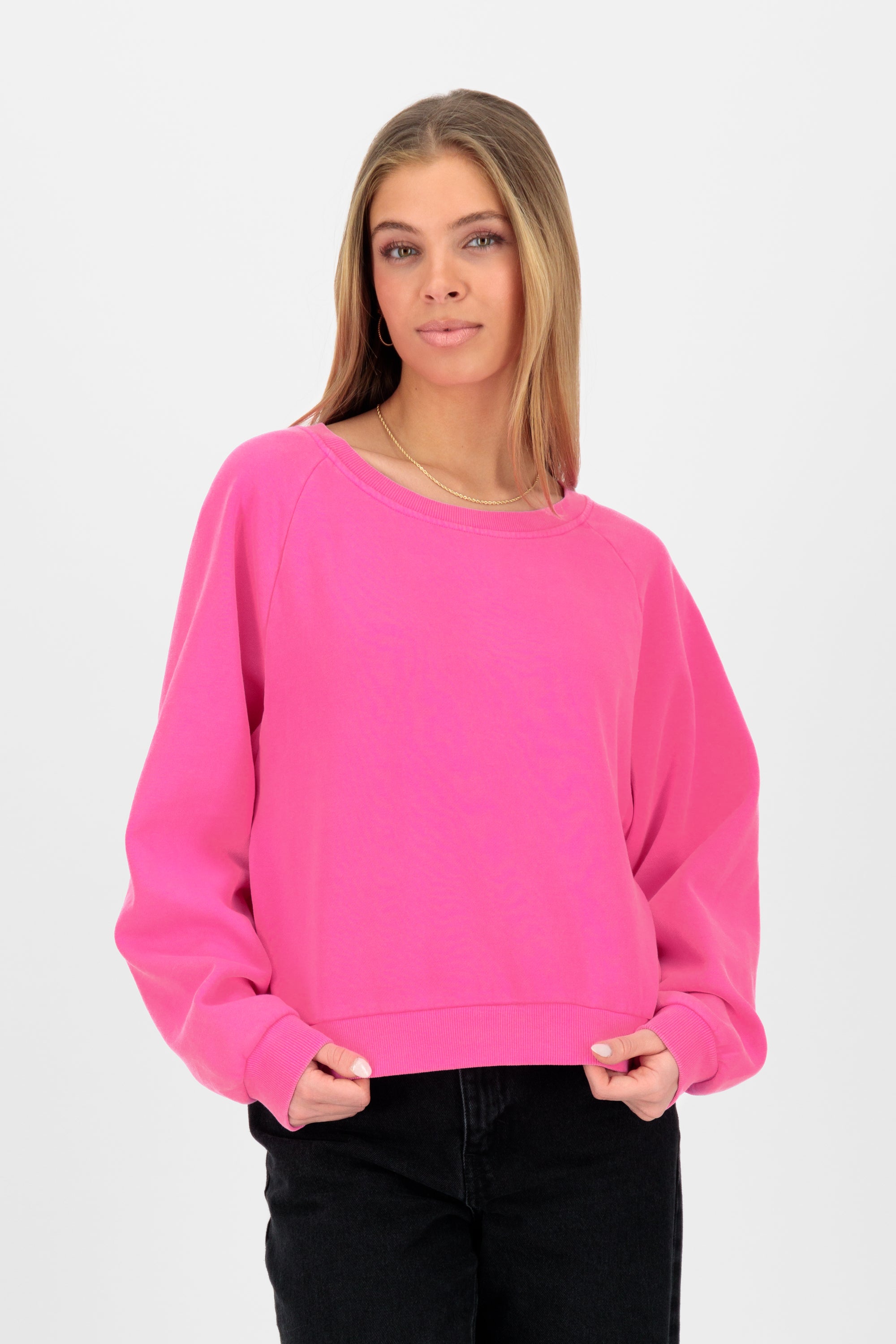 TeonaAK A Oversize Sweatshirt  Pink