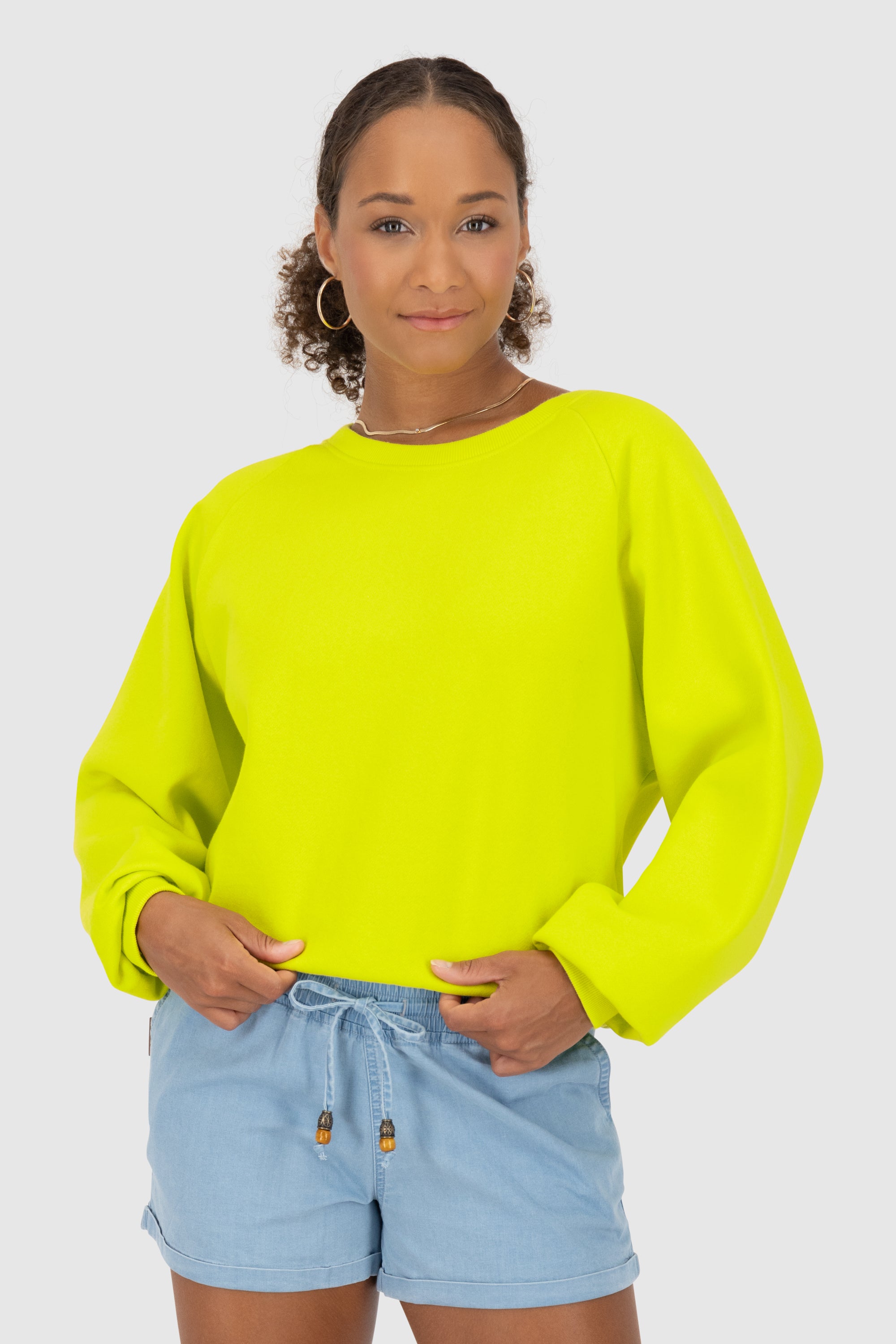 TeonaAK A Oversize Sweatshirt Hellgrün