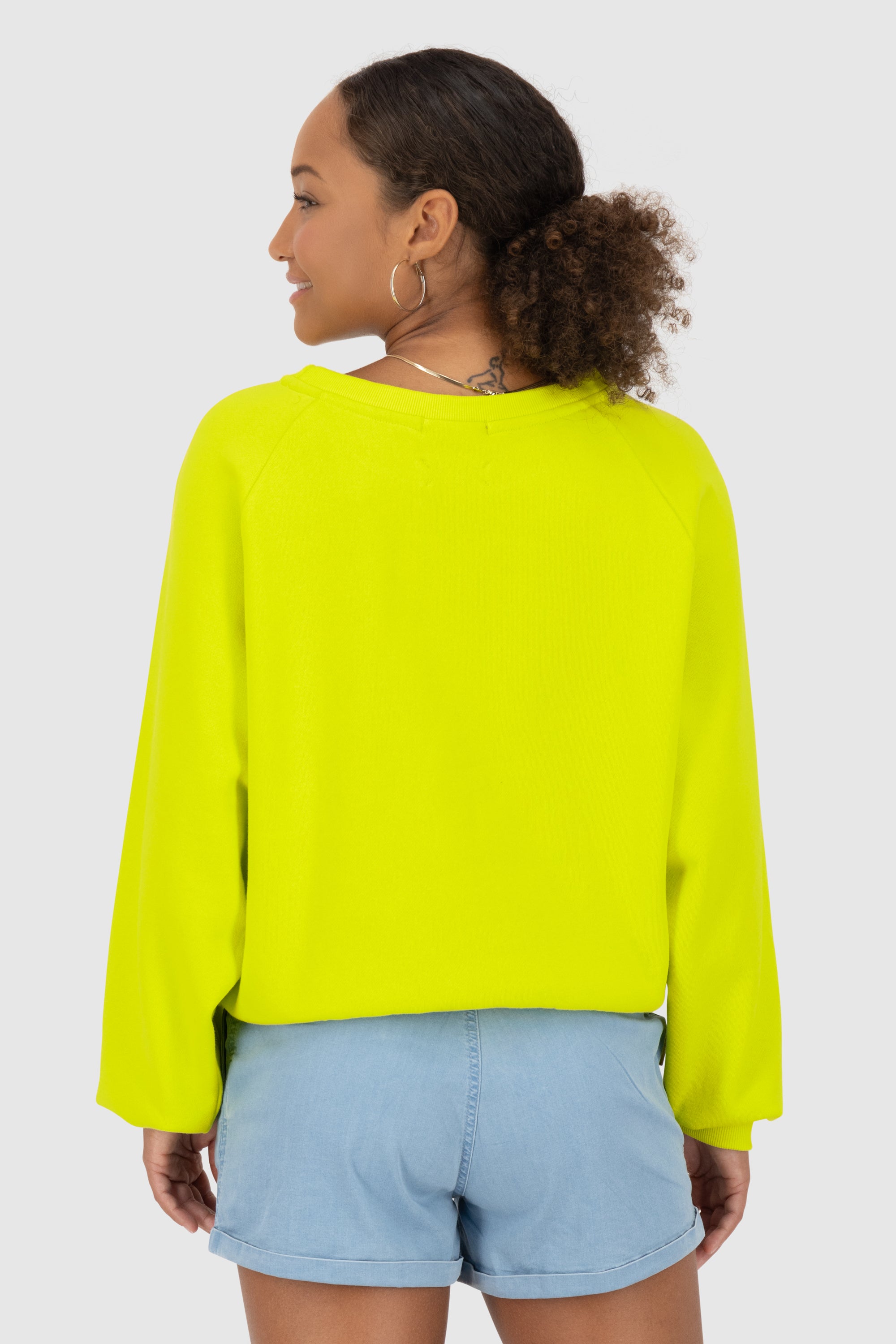 TeonaAK A Oversize Sweatshirt Hellgrün