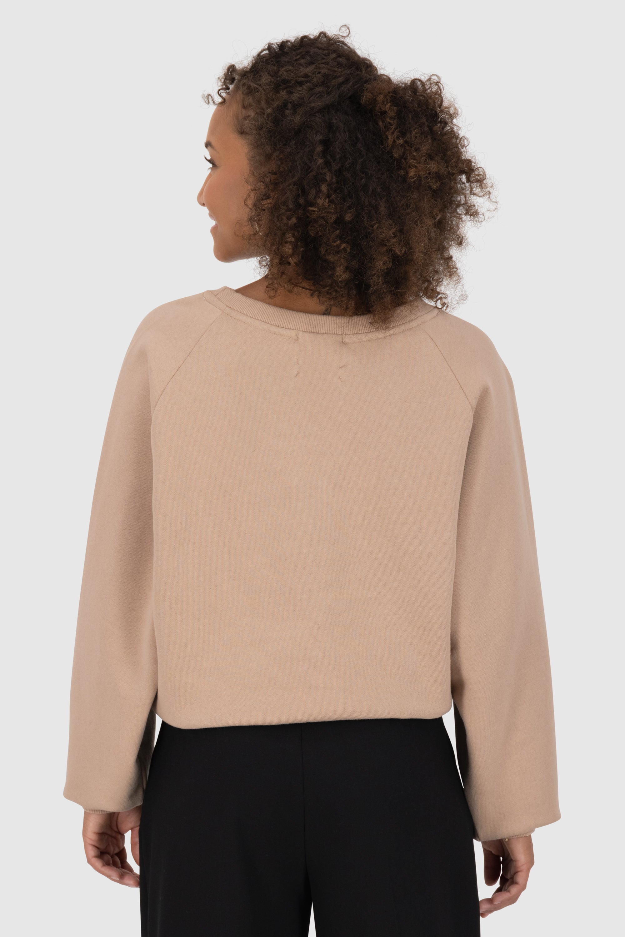 TeonaAK A Oversize Sweatshirt Beige