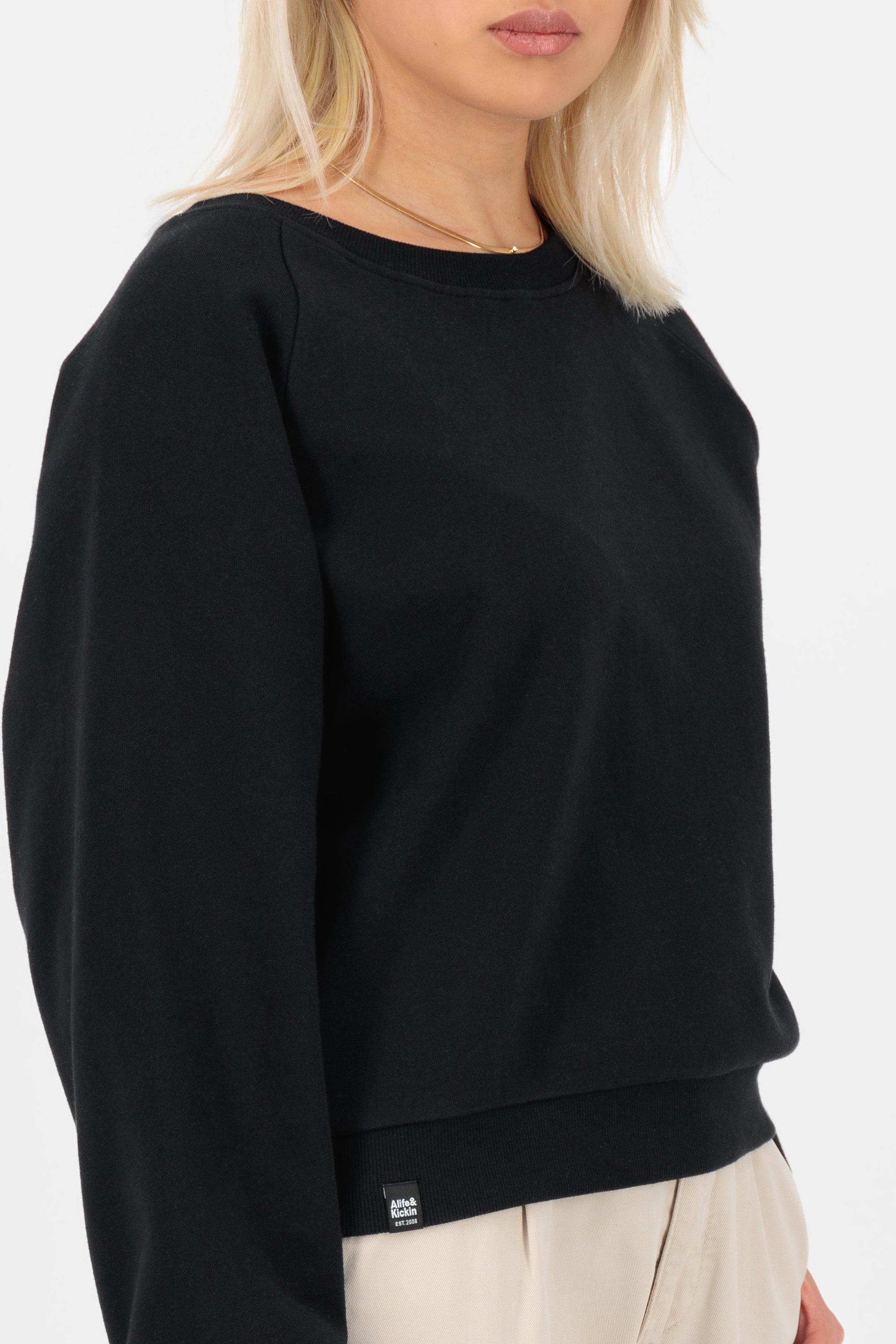 TeonaAK A Oversize Sweatshirt Schwarz