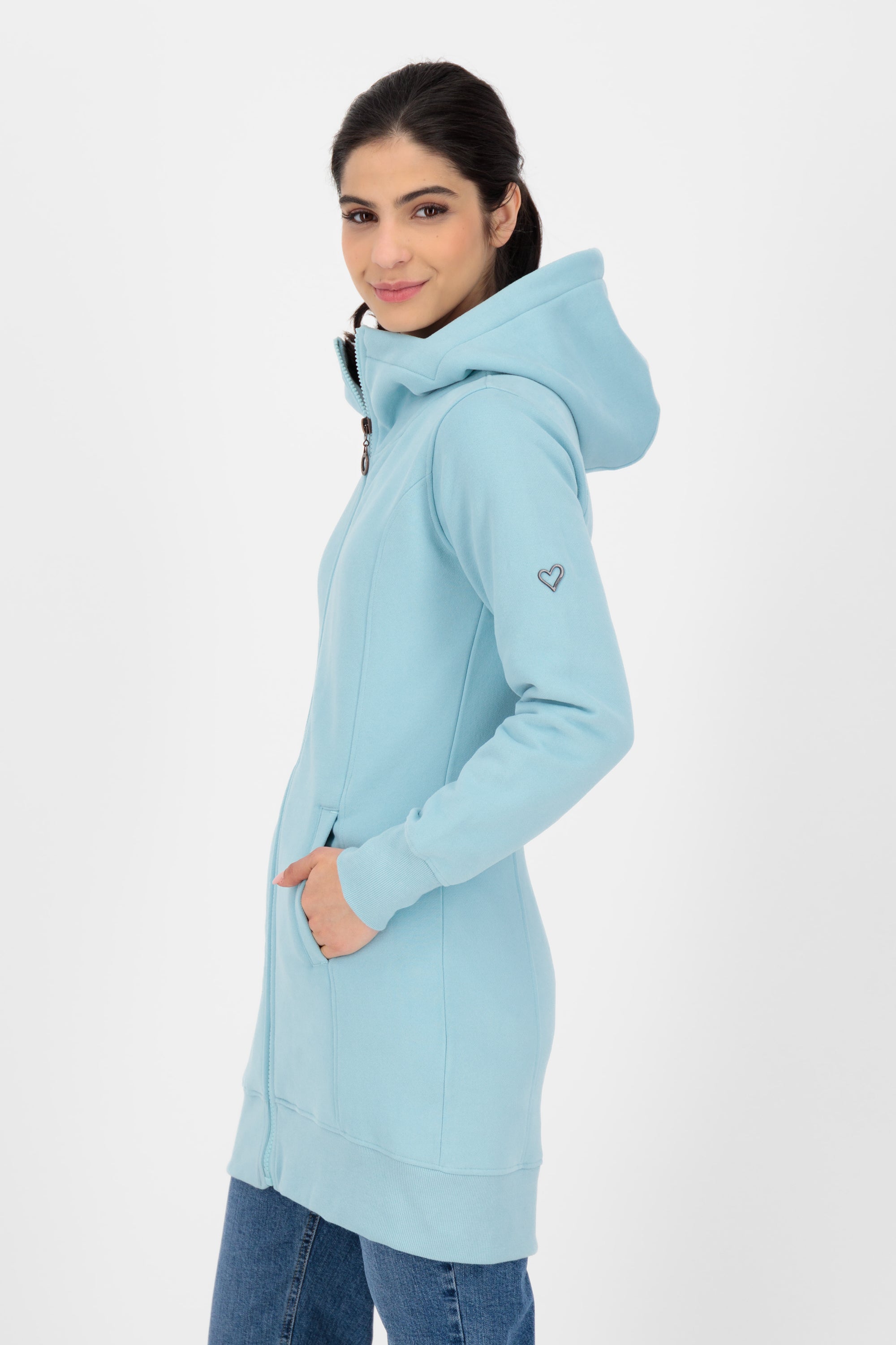 BernadetteAK A Sweat Jacket Hellblau