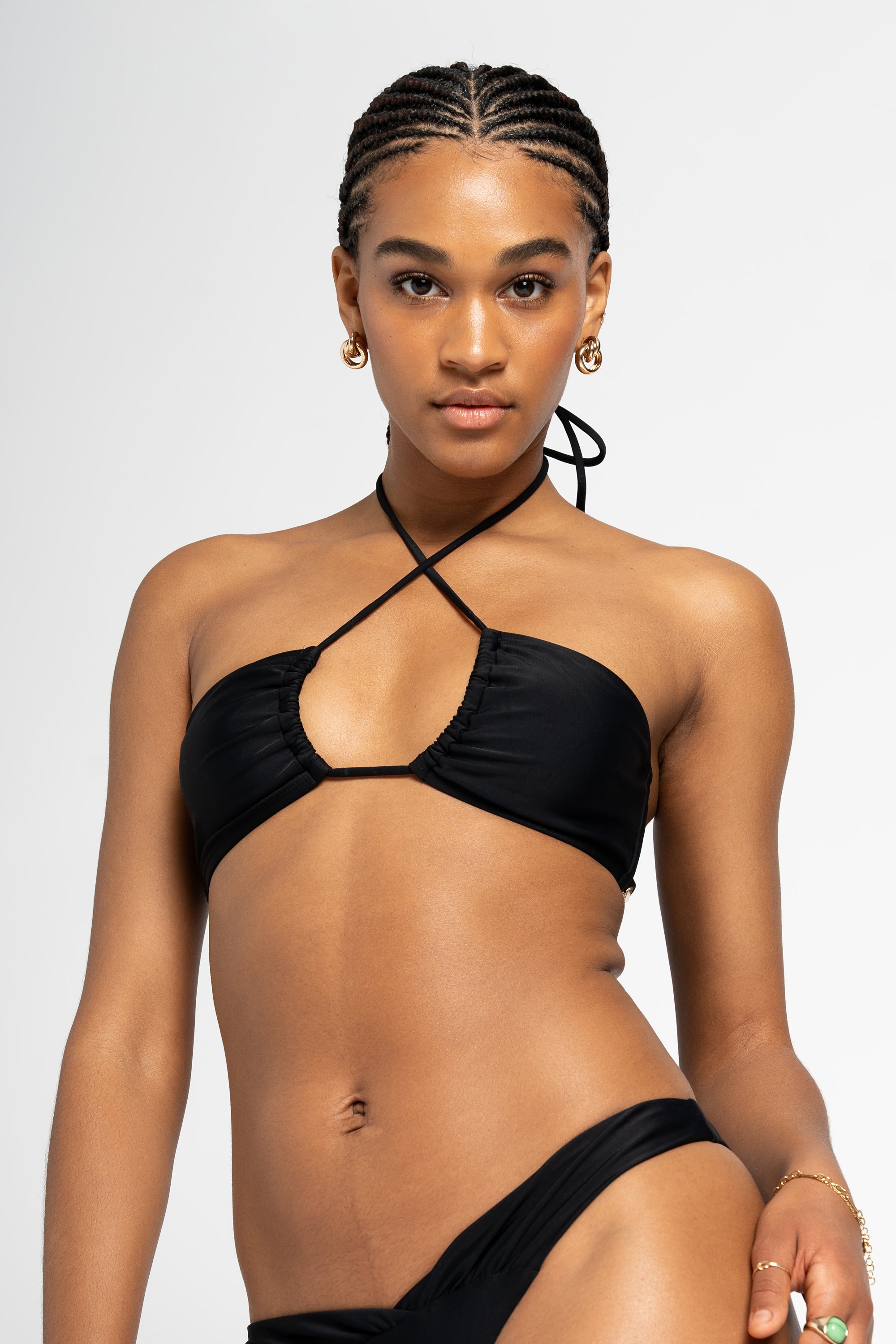 SamyAK A Bikini Top Schwarz