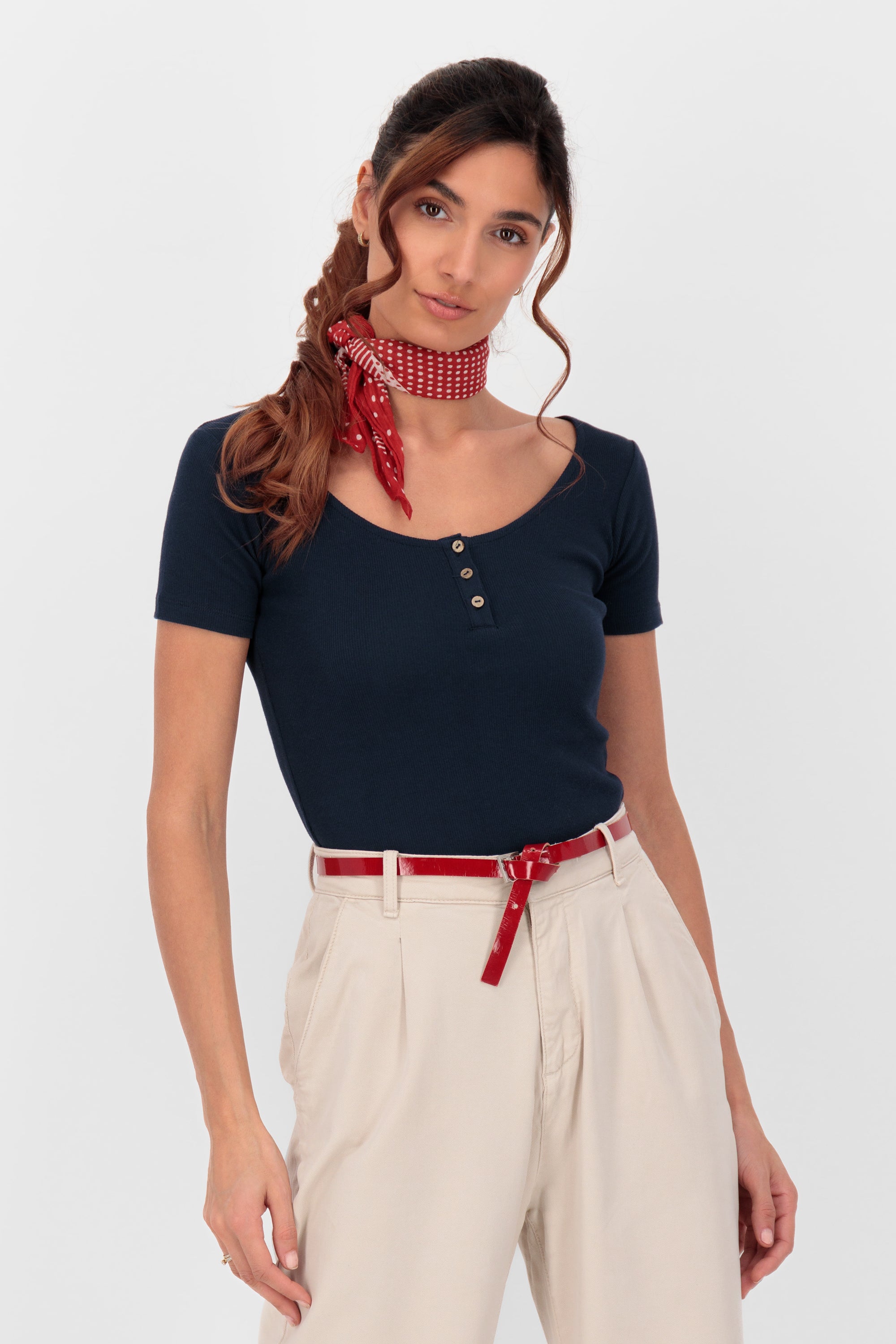 RosaAK A Shirt Dunkelblau